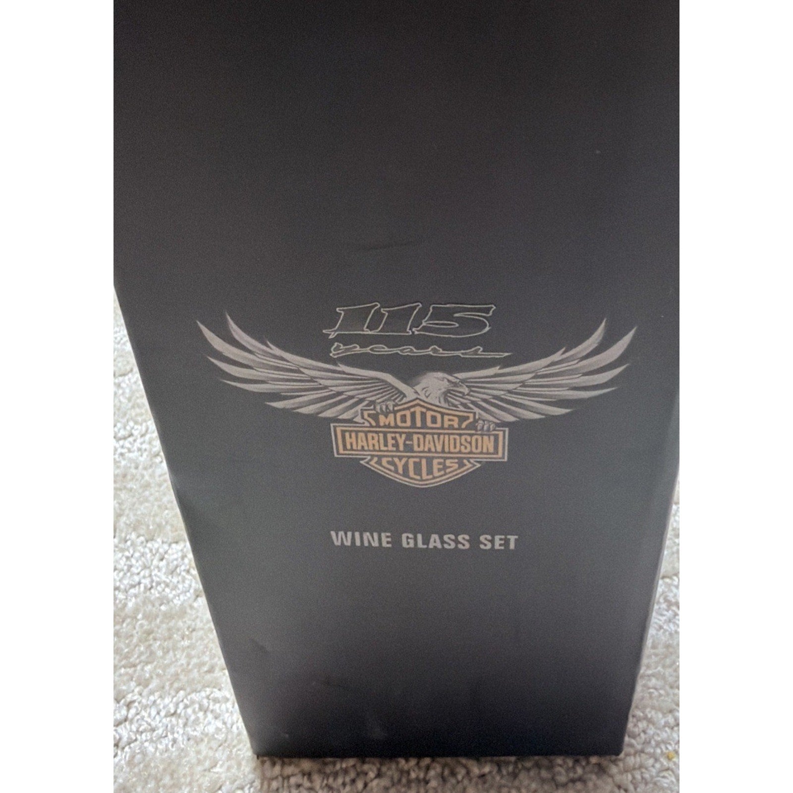 Harley-Davidson® 115th anniversary 2 Wine glass set