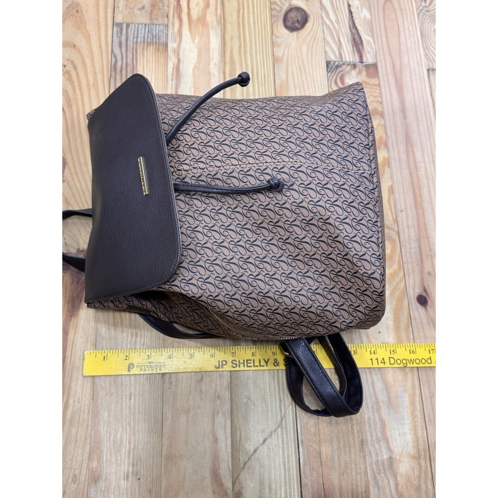 Rampage Womens Signature Brown Backpack / Purse