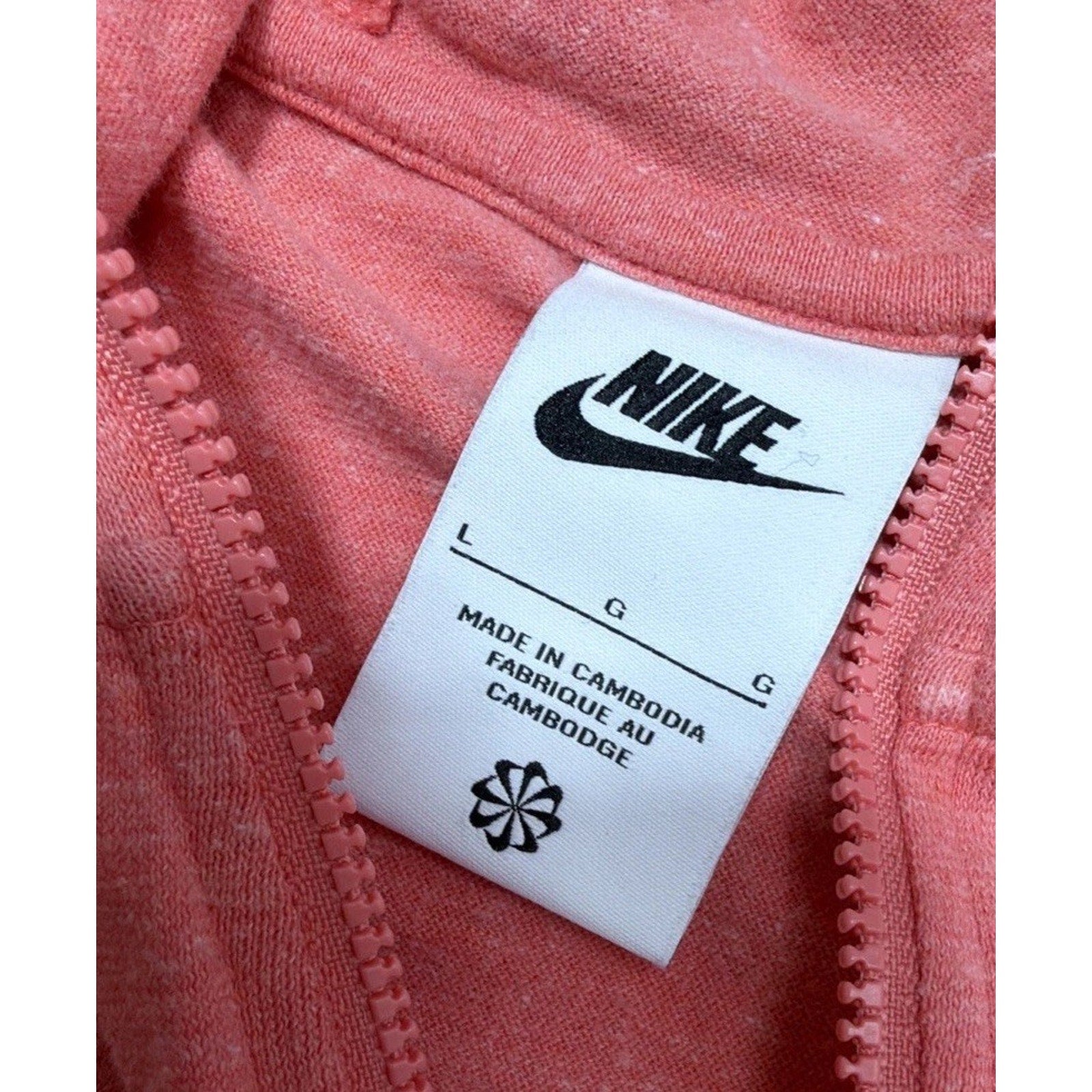 Nike Sweater Kids Lightweight Pink Hoodie Sweatshirt Girls Large Youth