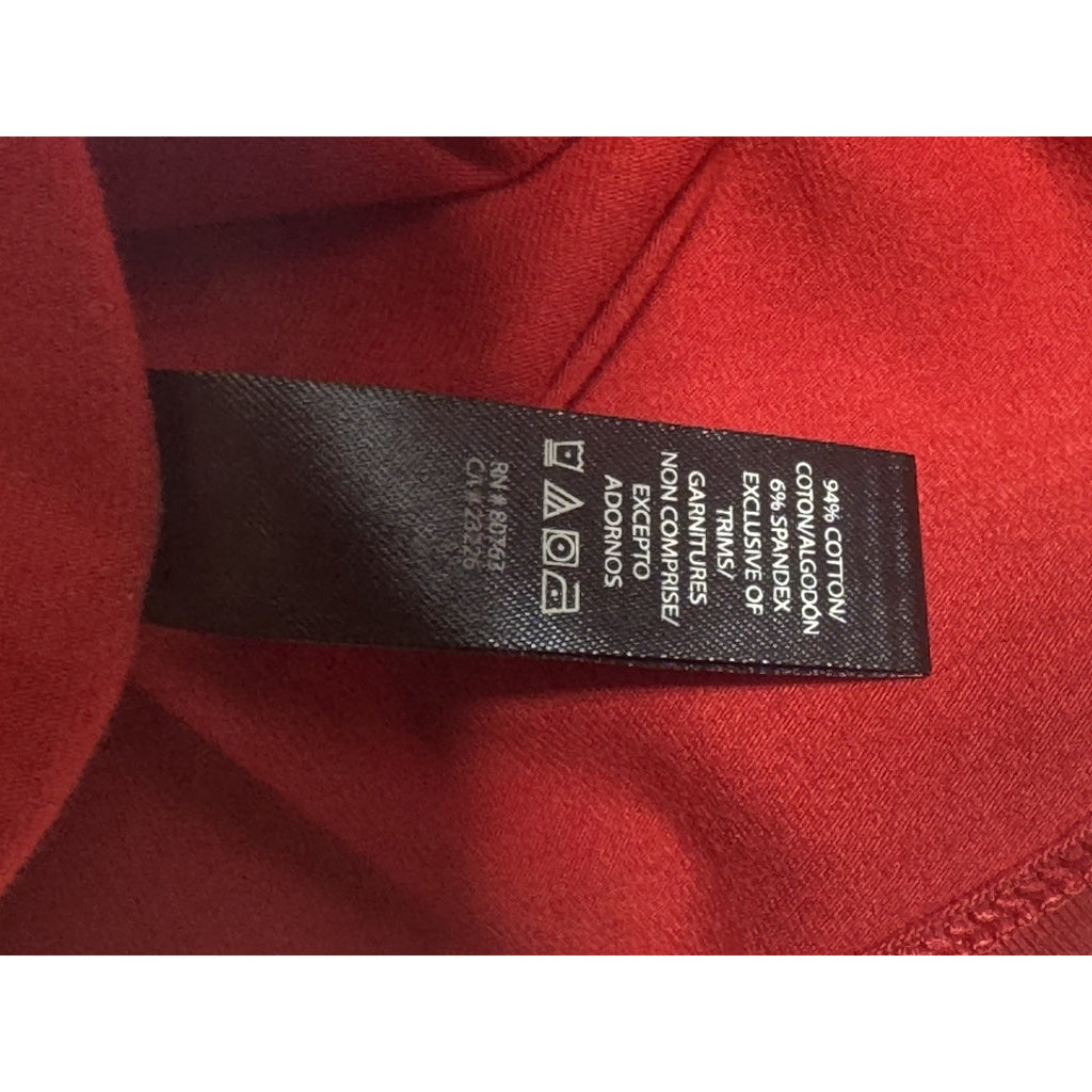 VS Bra Tops Red One Shoulder Bodycon Dress Built-In Bra Stretch Size S