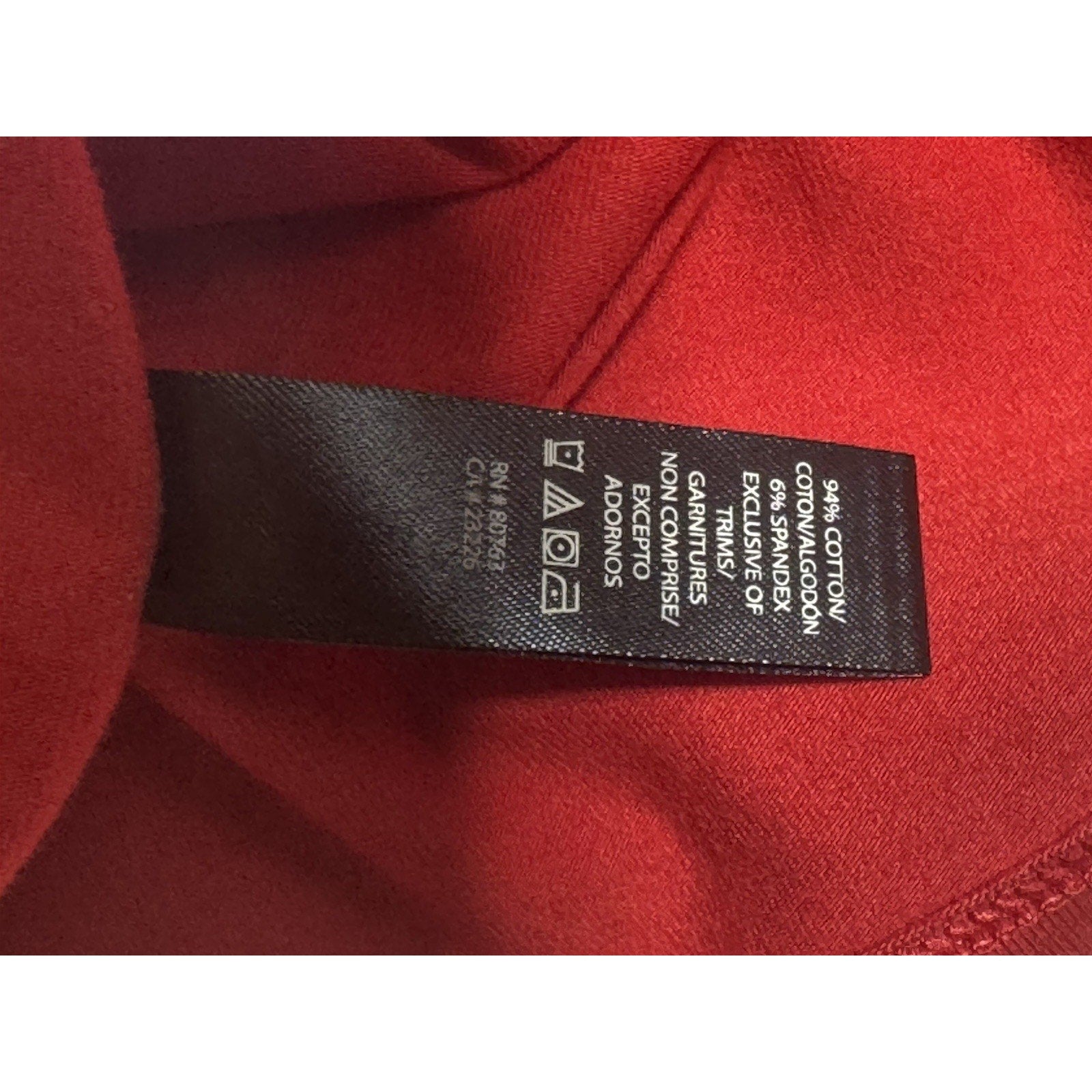 VS Bra Tops Red One Shoulder Bodycon Dress Built-In Bra Stretch Size S