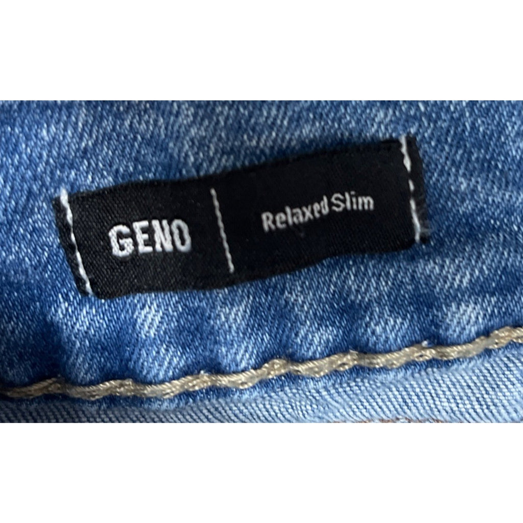 Mens 40 X 34 True Religion Geno Relaxed Slim Super T with Flap Jeans