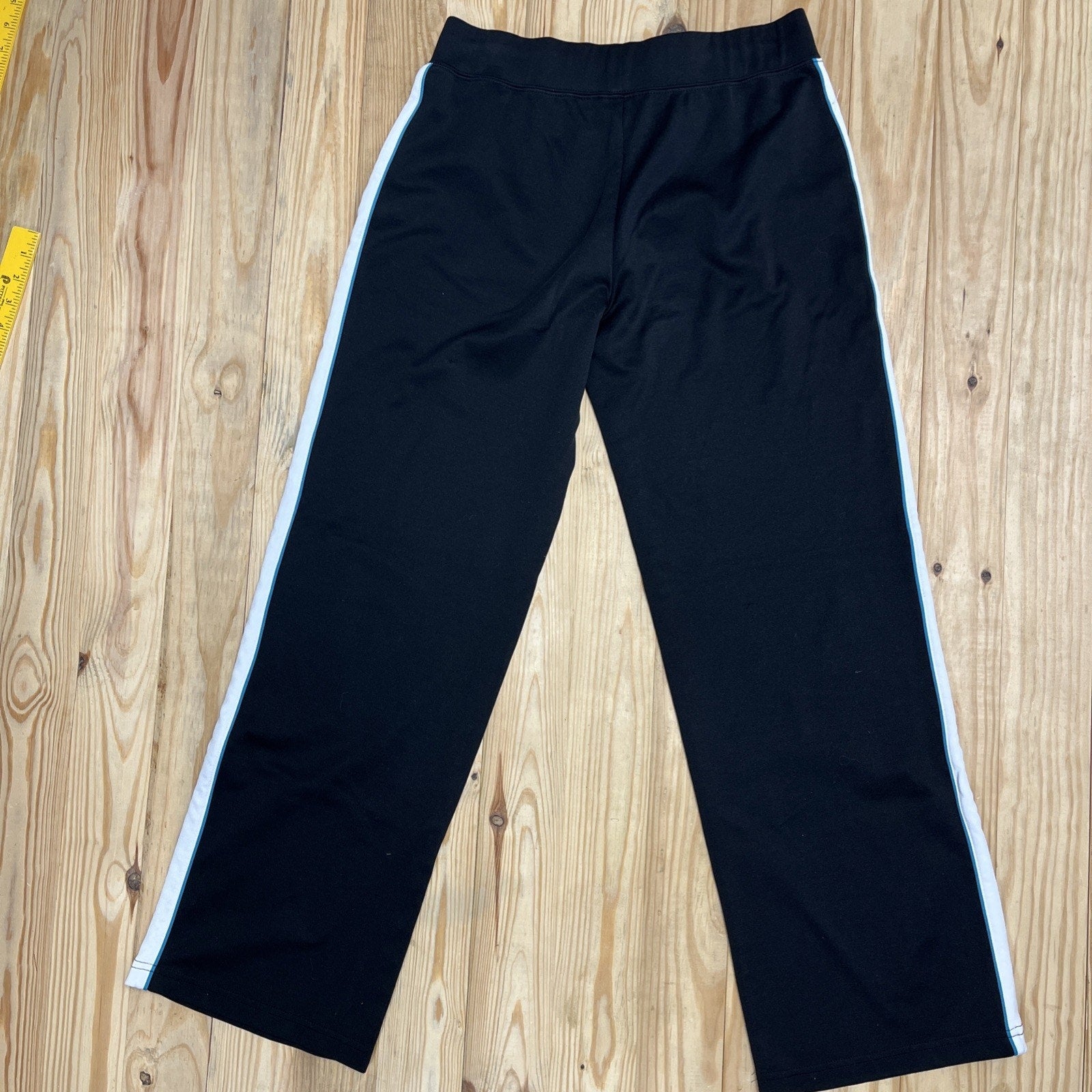 Relativity Black Striped Track Pants Size Small