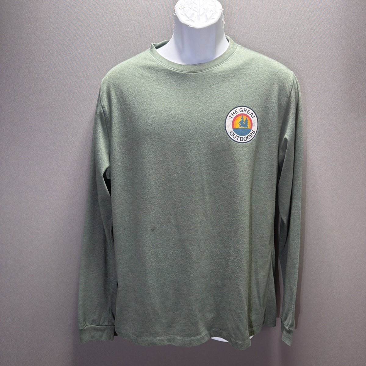 Tennessee T-Shirt Emerald City Green Long Sleeve Tee Shirt The Great Outdoors M
