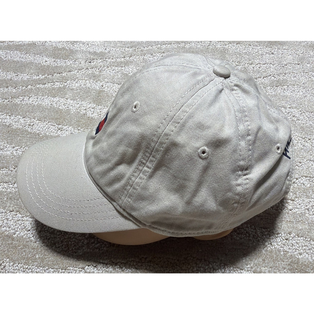 Tommy Hilfiger Men's Beige Baseball Cap Embroidered LOGO One Size