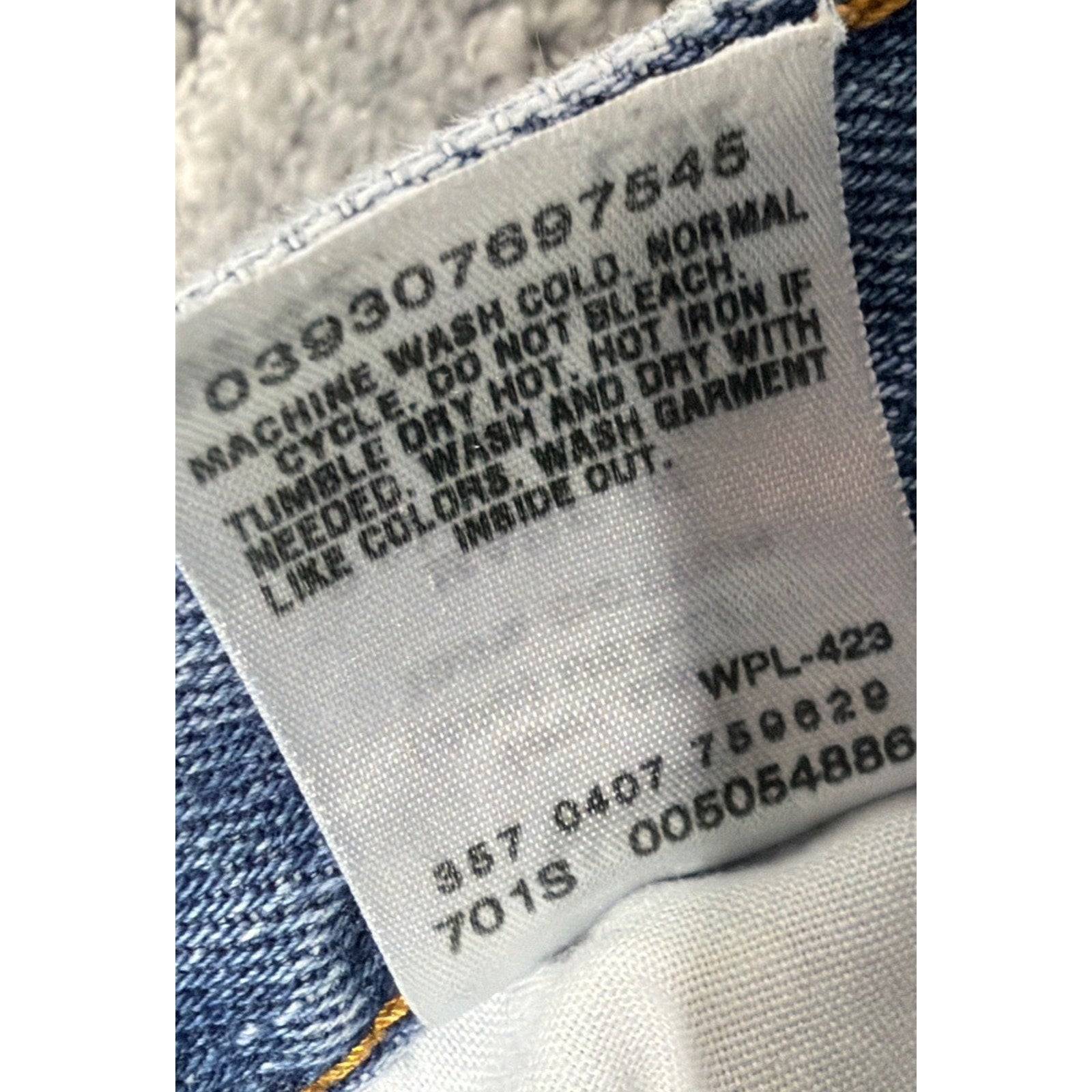 Vintage Levis 505 Men's Denim Jeans Size 42x32 Workwear Casual Measure 40x30