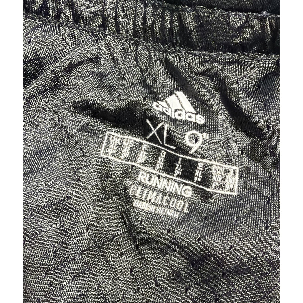 Adidas Climacool Running Lined Shorts Black And White Size XL 9”