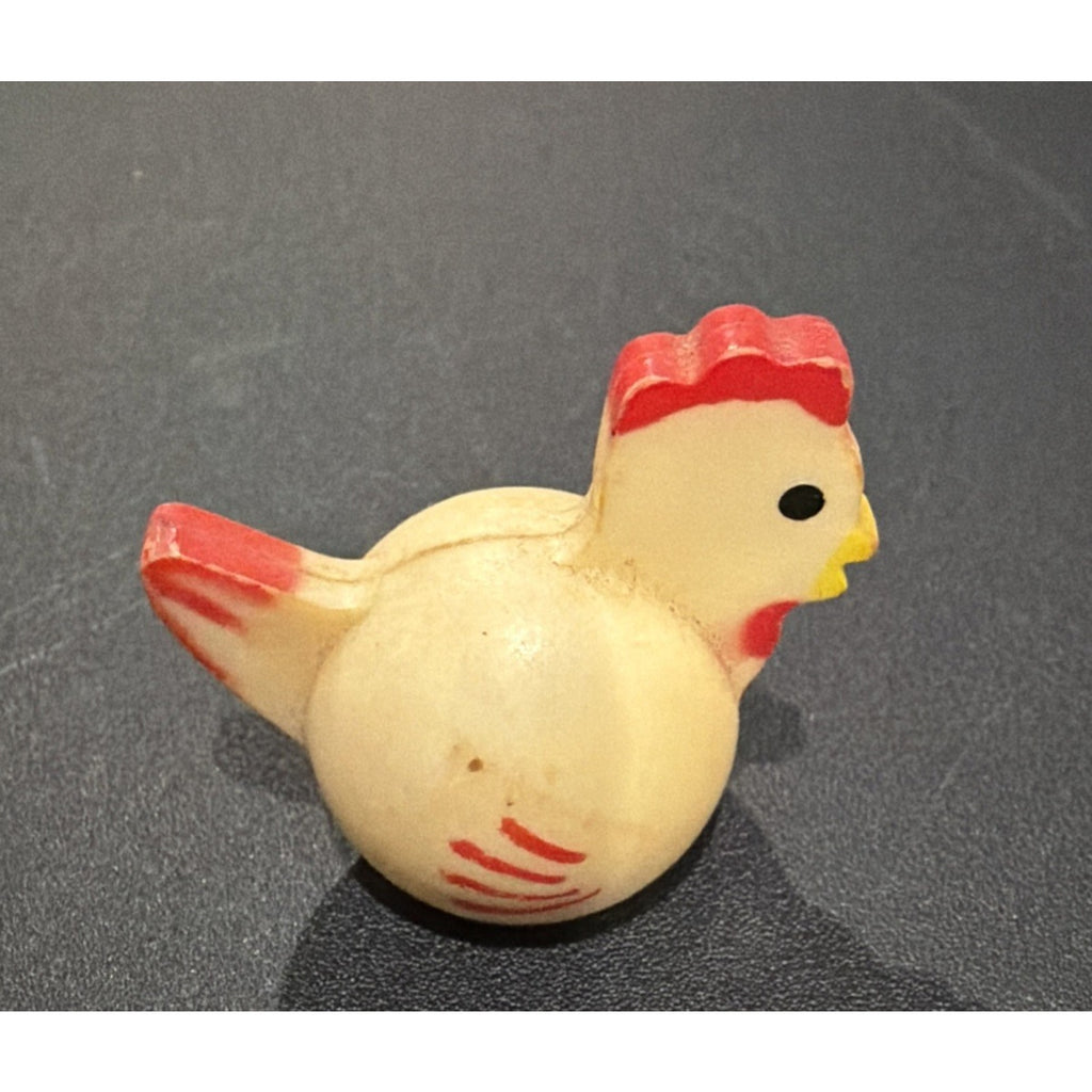 Vtg 60s 70s Fisher Price Little People White Chicken Play Family Farm HONG KONG