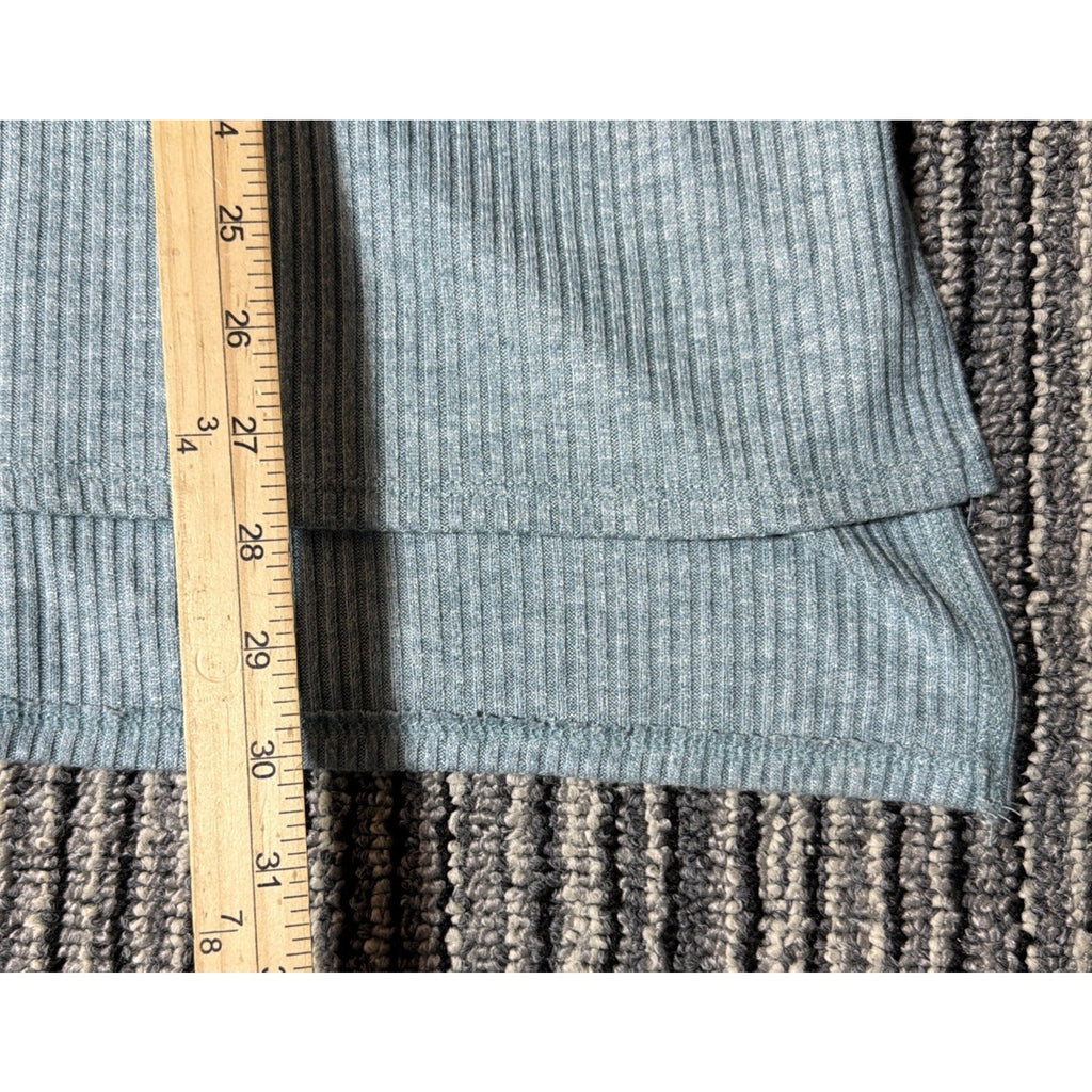 Zenana Womens S Dusty Teal Knit Sweater Dolman Sleeve Oversized Cozy Top NWT