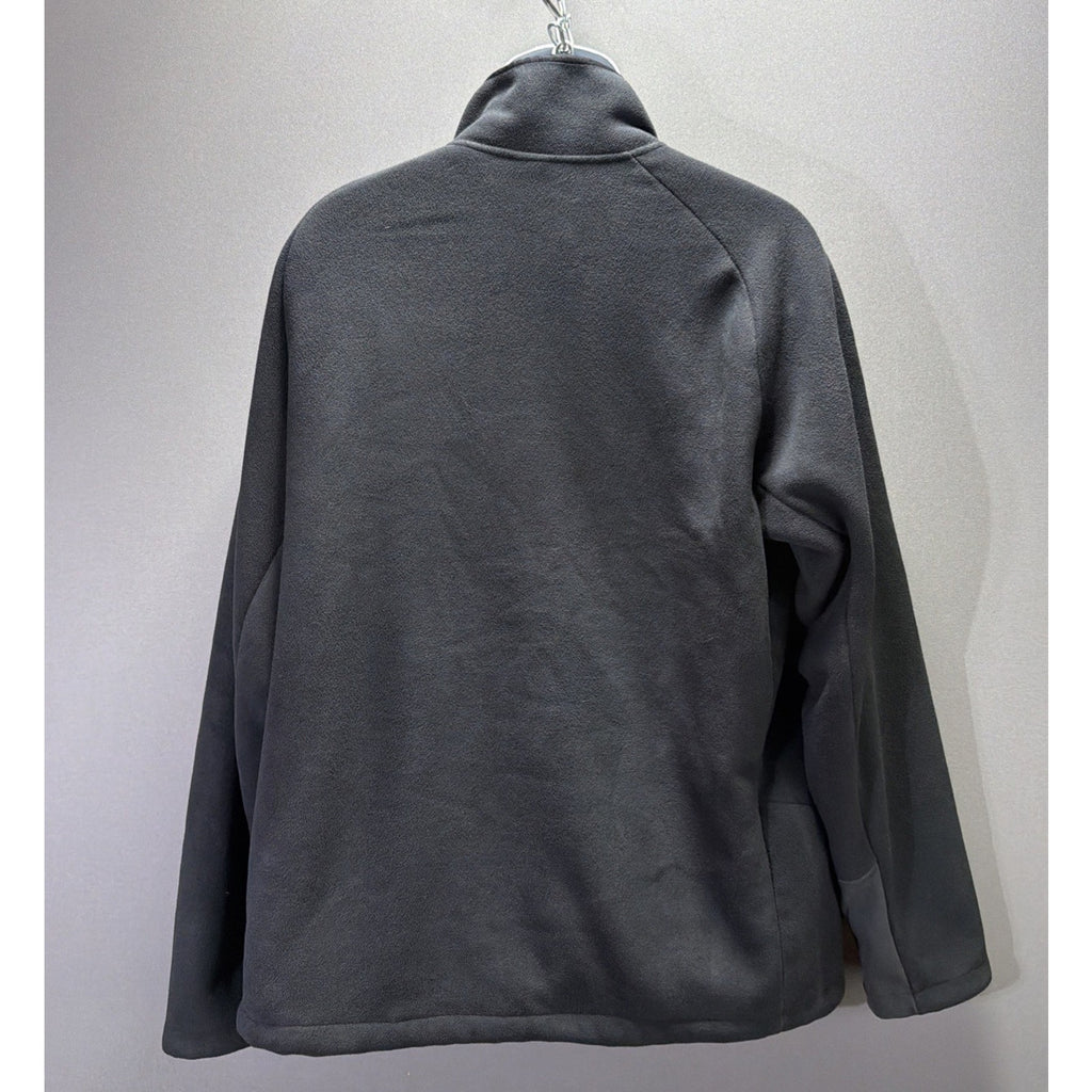 The North Face Chimborazo Full Zip Fleece Jacket Mens XL Gray Sherpa Lined