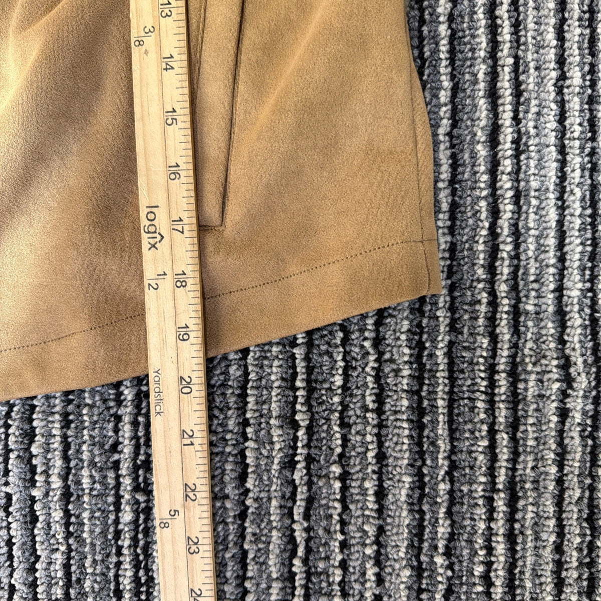Philosophy Republic Clothing Jacket Womens Small Camel Faux Suede Cropped Moto