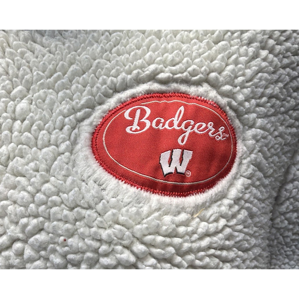 Wisconsin Badgers WoMens L 1/4 Zip Pullover Fleece Knights Apparel