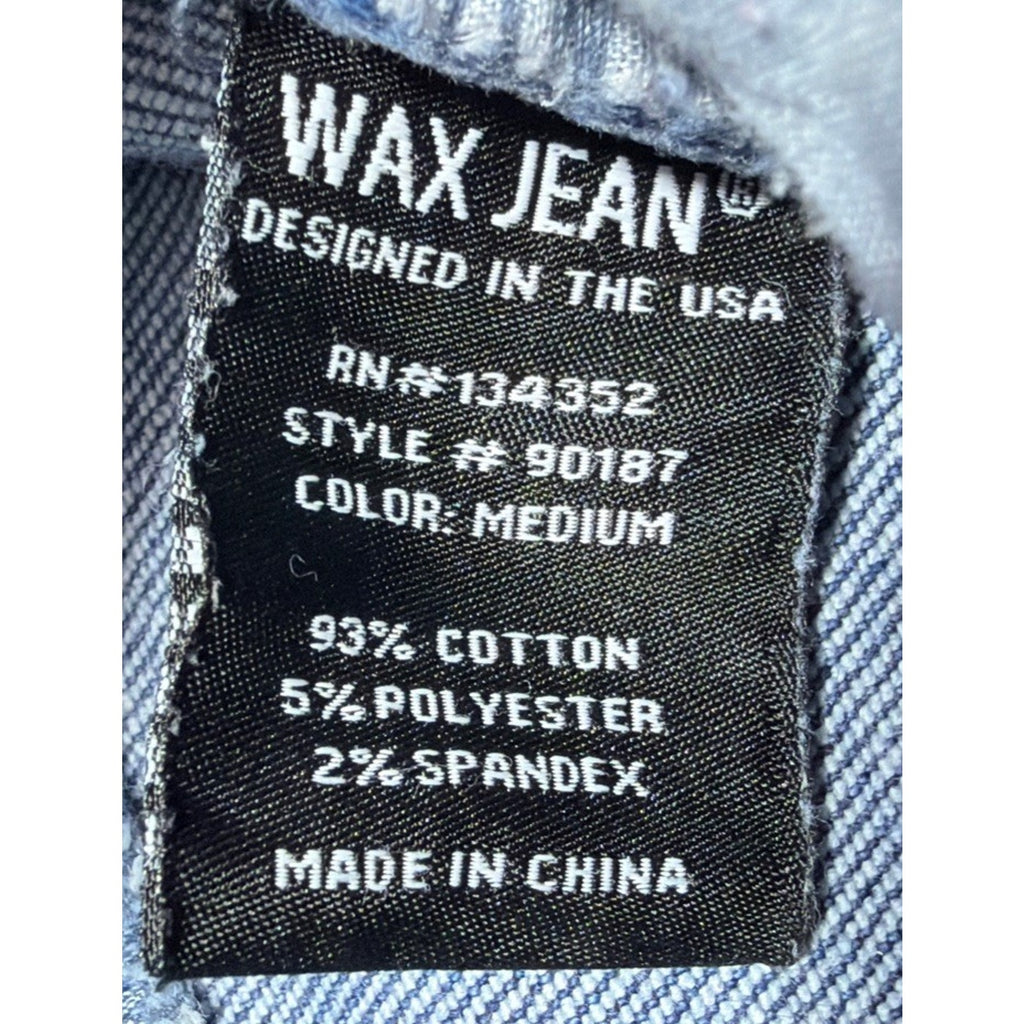 Wax Jean Women's Size 11/30 Hi-rise Skinny Distressed Stretch Denim Jeans
