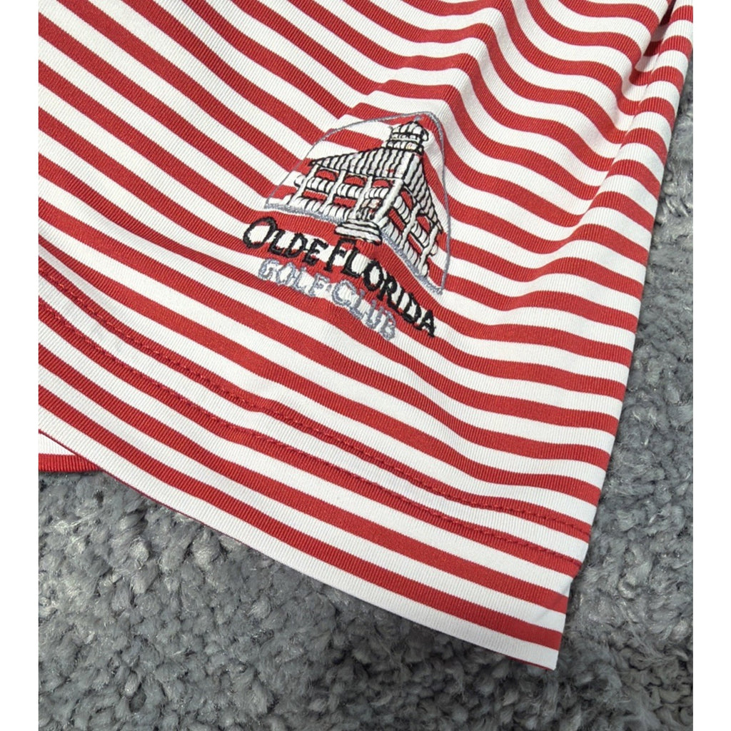 FootJoy Mens Golf Polo Shirt XL Prodry Striped Lisle Self Collar FJ