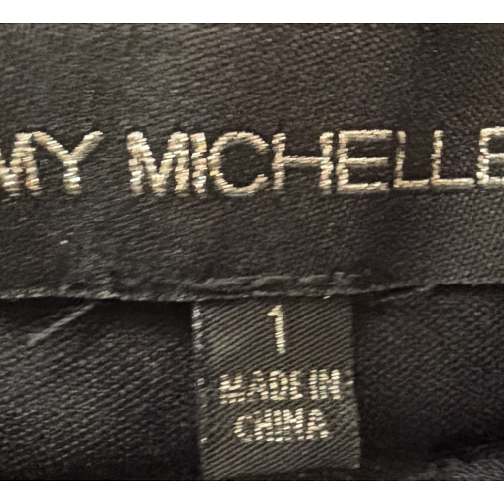 My Michelle Juniors Size 1 Black Short Semi-Formal Cocktail Dress