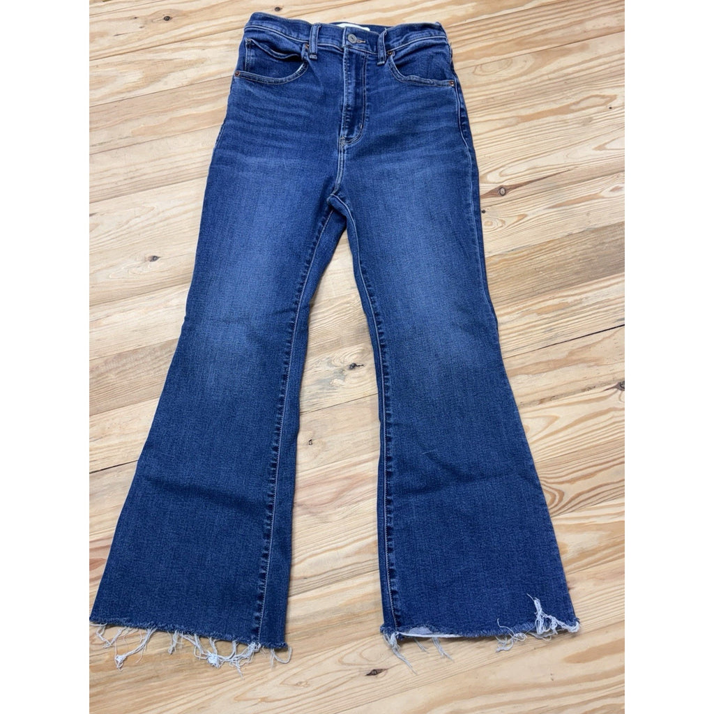 Abercrombie Fitch Jeans The Flare Ultra High Rise Medium Wash Women’s 27/4 Slim