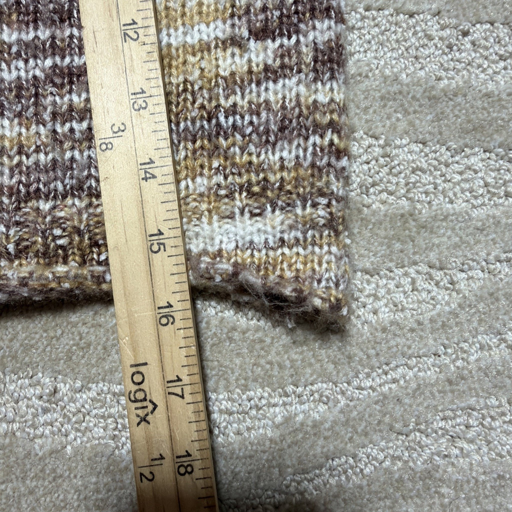 Sadie & Sage Knit Multicolor Oversized Cropped Sweater Size XS