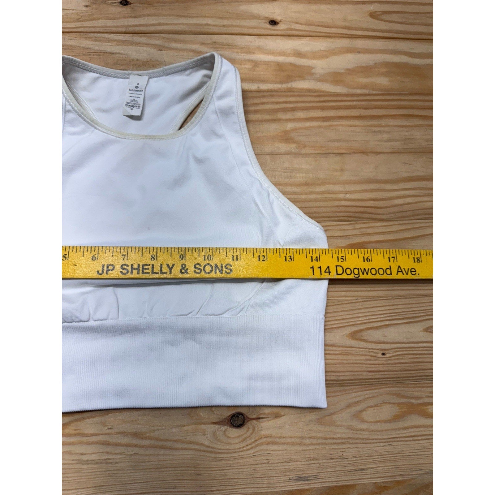 Lululemon Size 8 Ignite Bra Off White Athletic