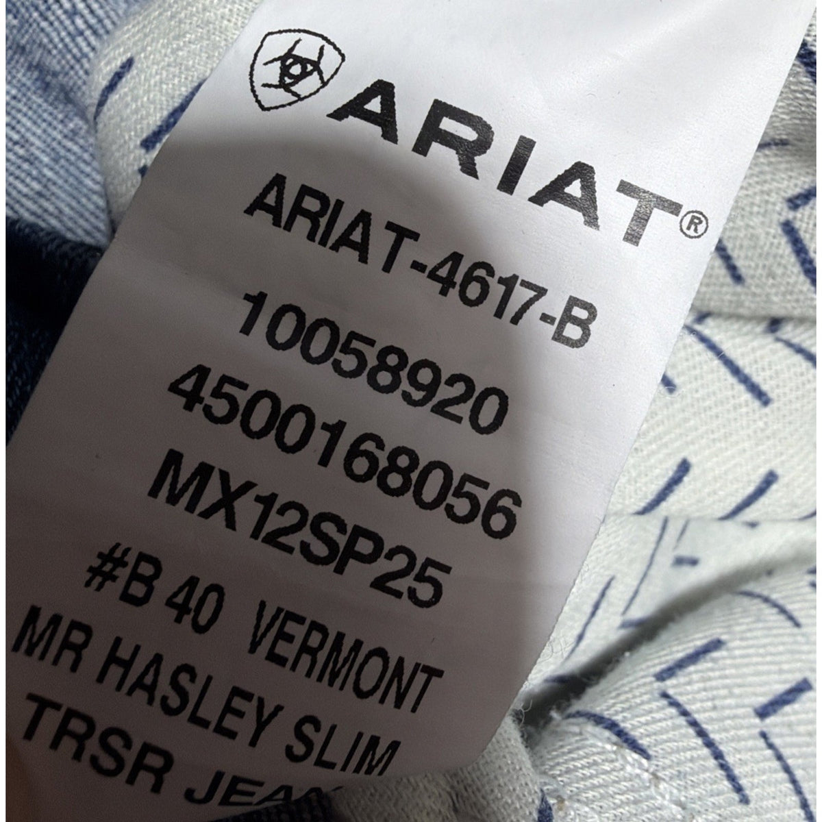 Ariat Trouser Jeans Womens 28L Slim Wide Leg Flare Stretch