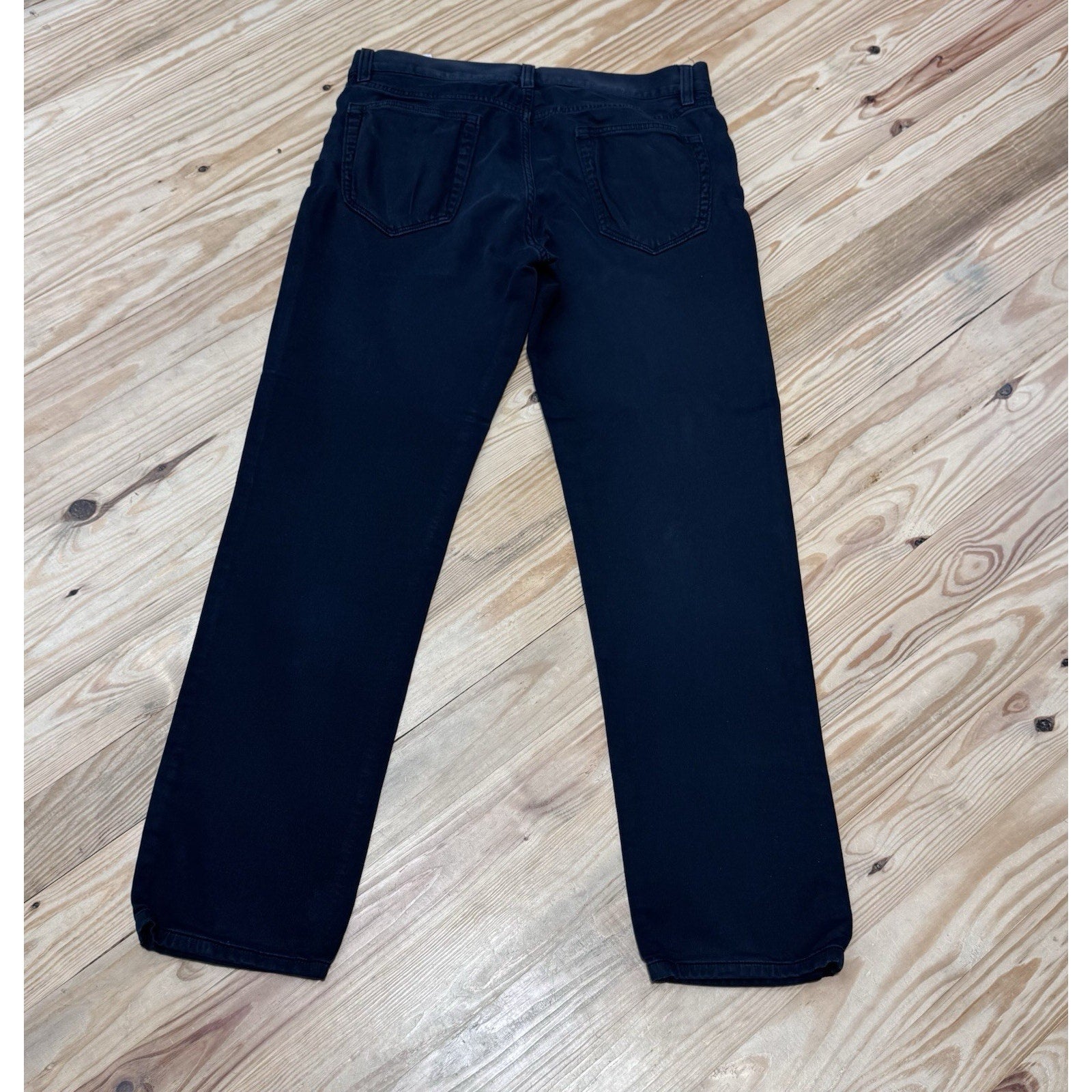 Banana Republic Black Denim Traveler Athletic Slim Fit Stretch Men’s Size 33X32