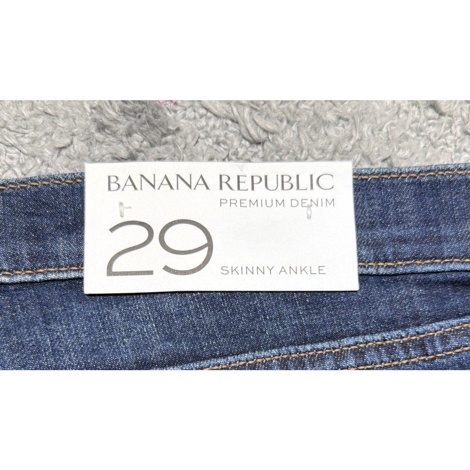 Banana Republic Premium Skinny Ankle Jeans Womens 29 Stretch Mid Rise Denim NWT