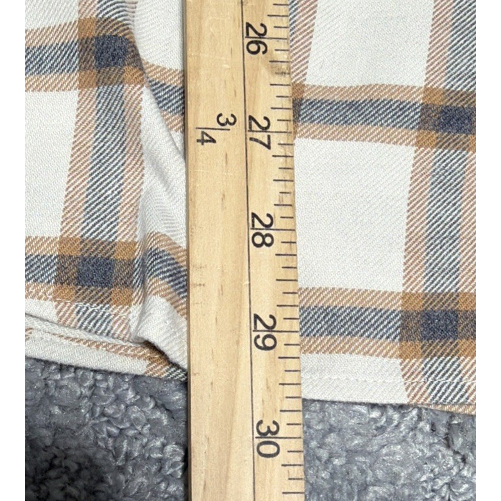 PATAGONIA lightweight fjord flannel shirt plaid 100% organic cotton men Sz L