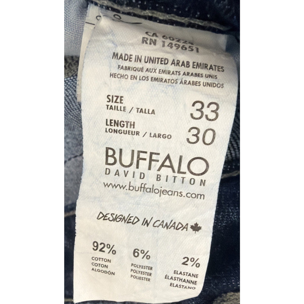 Buffalo David Benton Jeans Freedom Series Skinny Max 33x30 Men’s