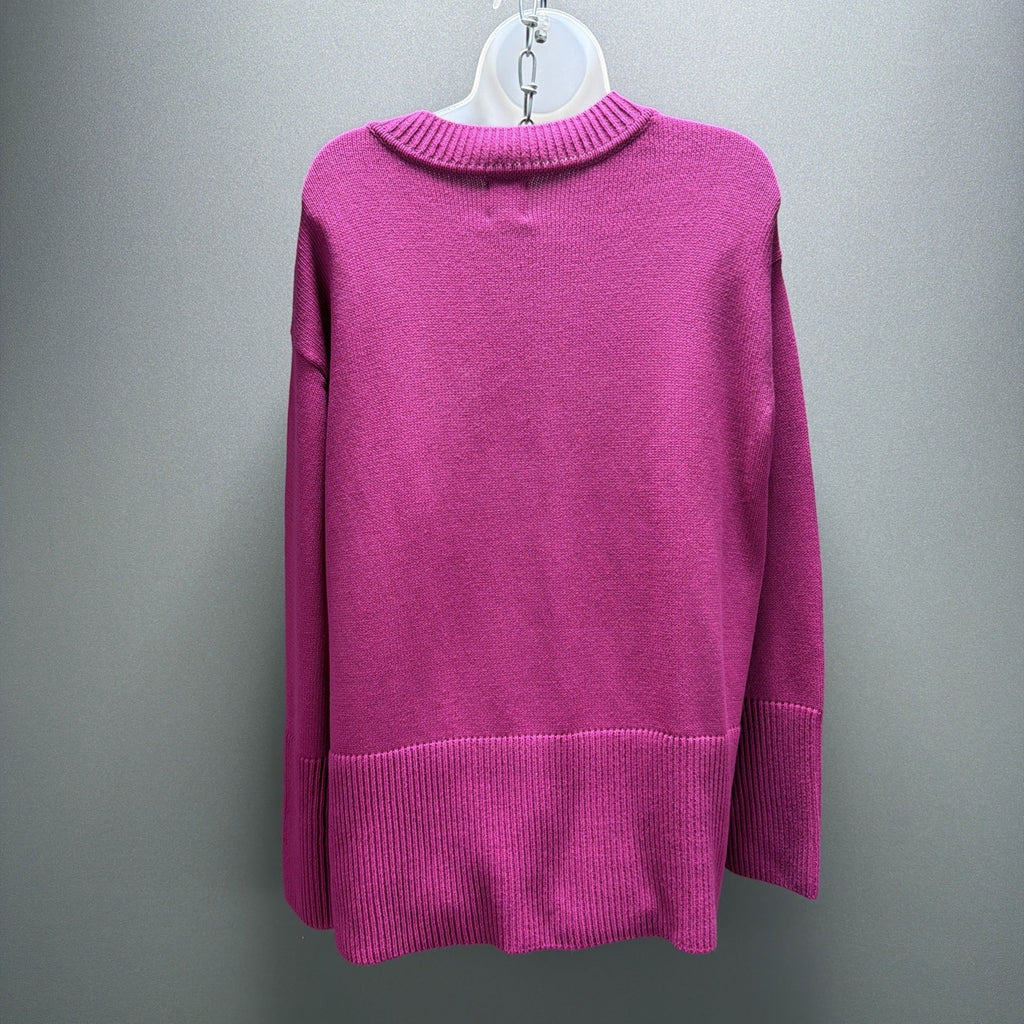 NWT GAP Sweater Women's Size Large Pink Crew Neck Long Sleeve Comfy Oversized