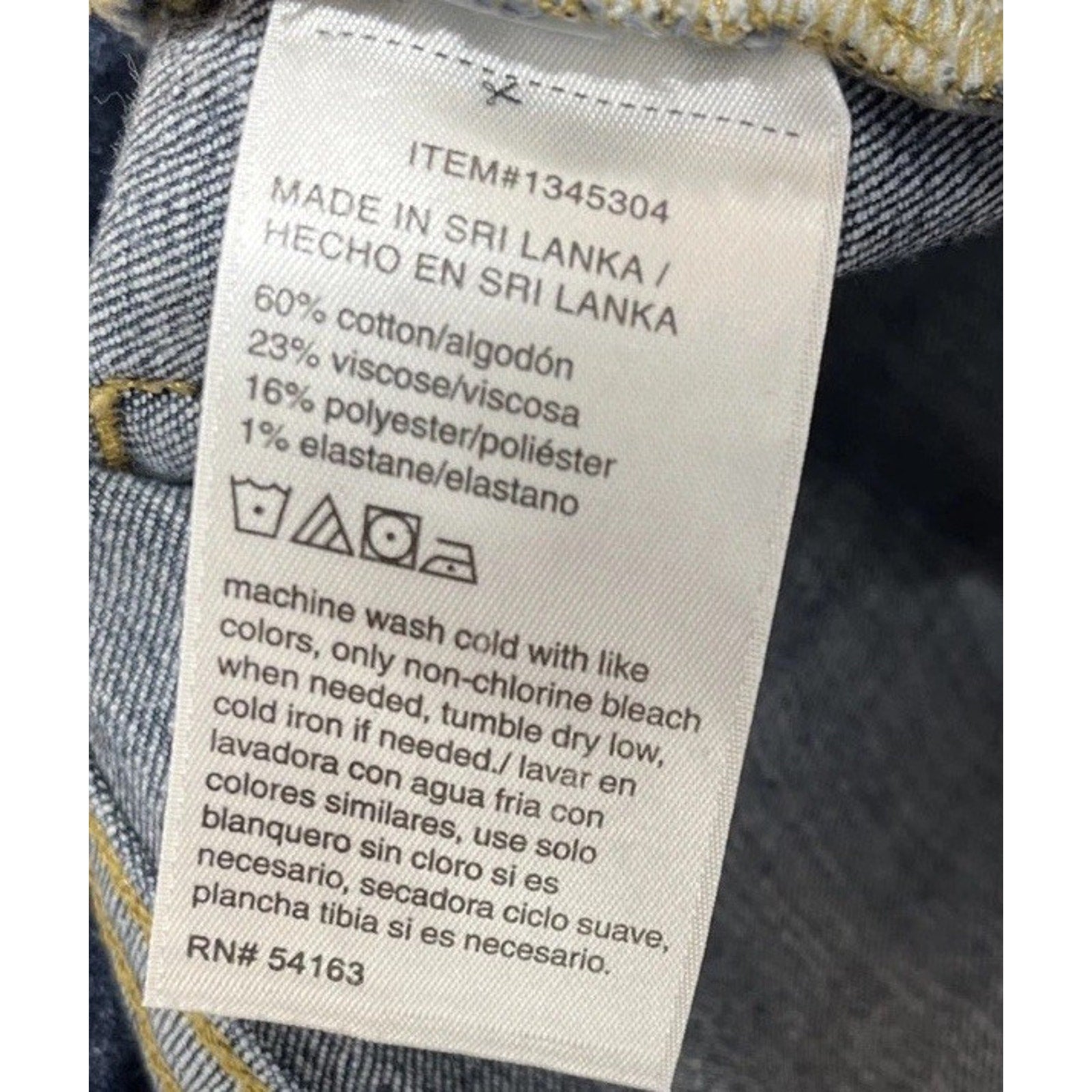 Calvin Klein Women's Size 6 Blue Jeans High Rise Easy Fit Stretch 28x28