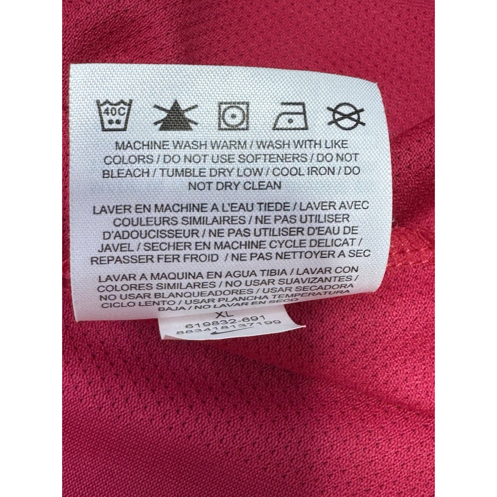 Nike Mens Dri-Fit Tour Performance Vent Golf Polo Pink Men’s Size XL