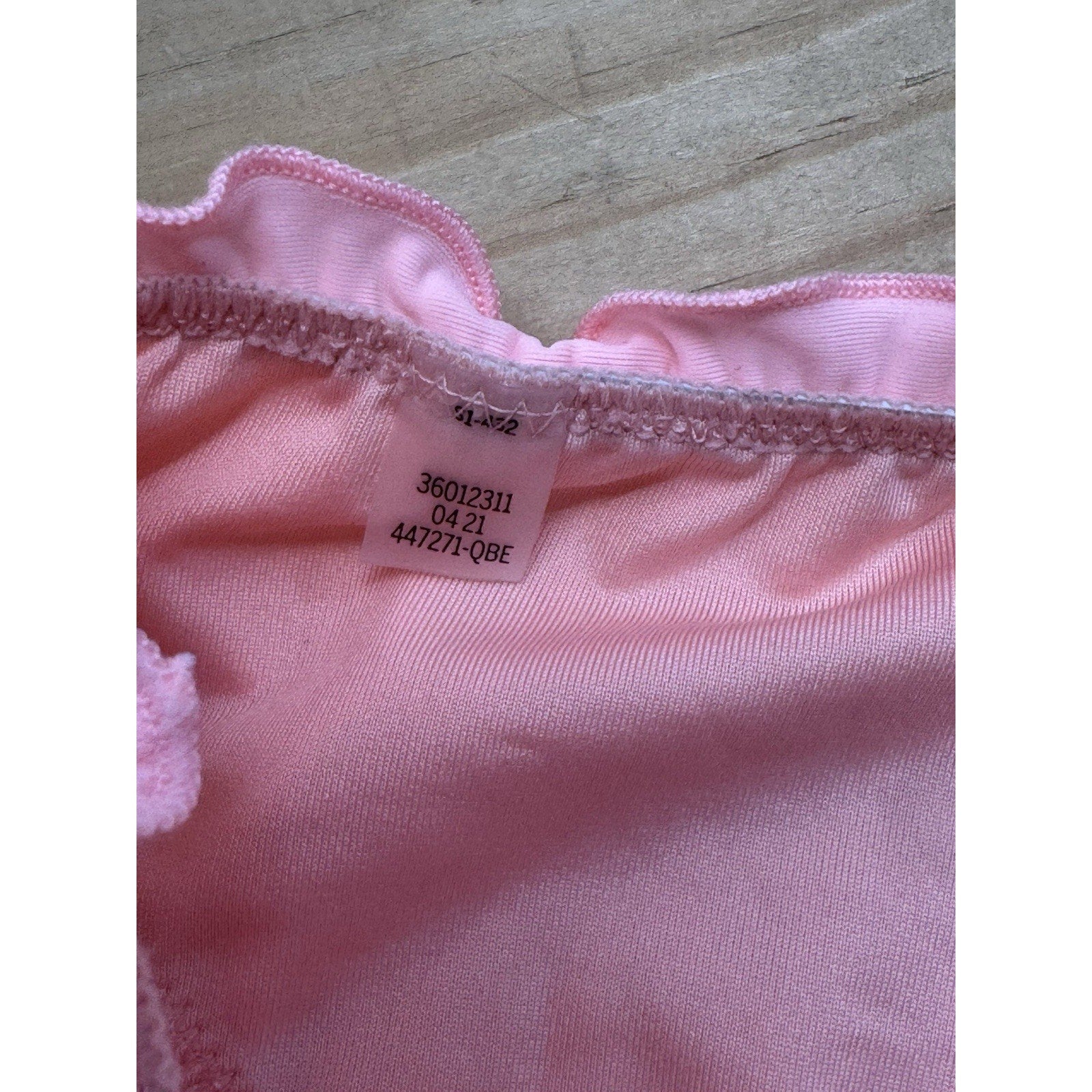 Victoria's Secret The Ruffle Cheeky Ruched Bikini Bottom Women’s Size Medium NWT