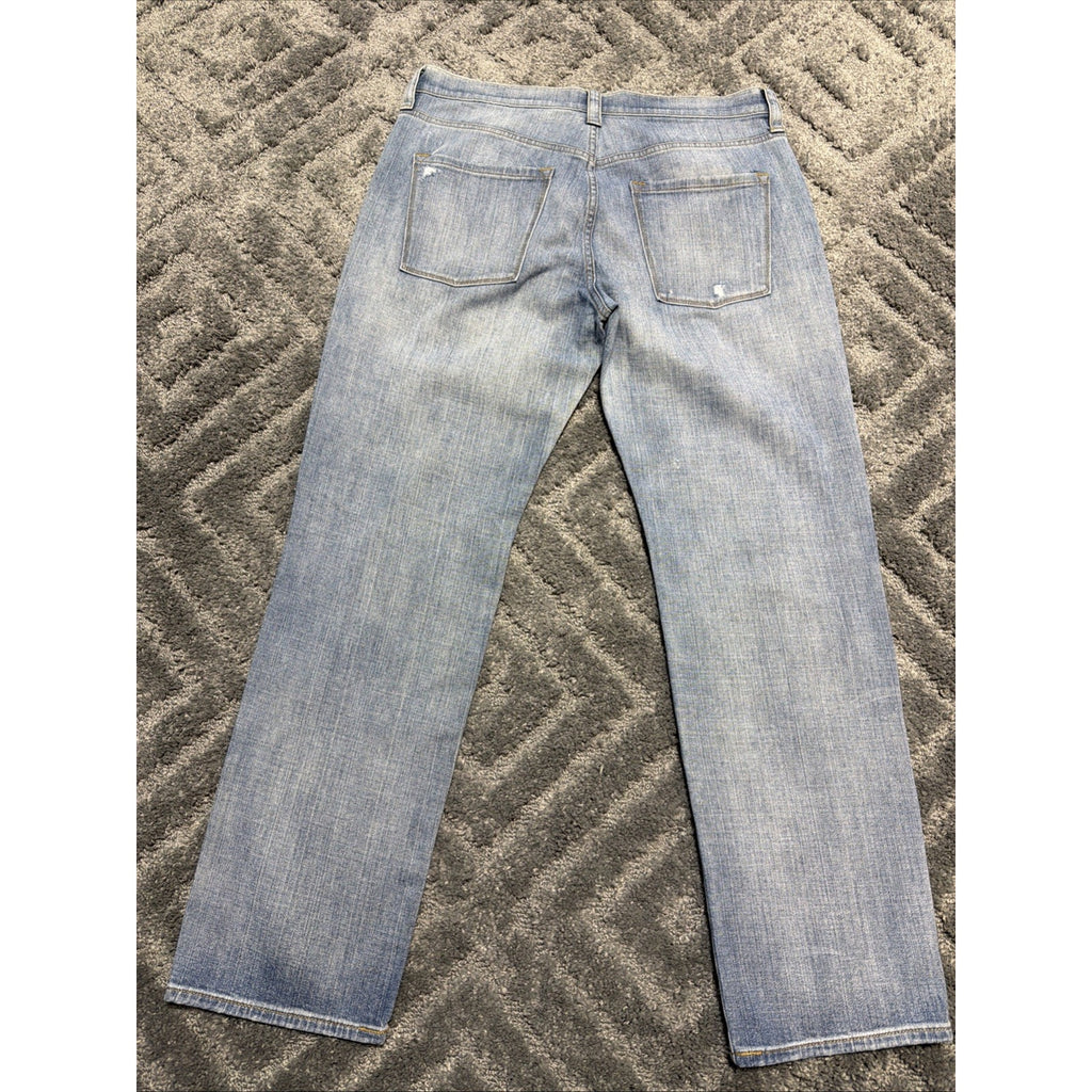 J Crew Jeans Women 31 Blue 90’s Classsic Straight Fit Medium Wash Denim 33x30
