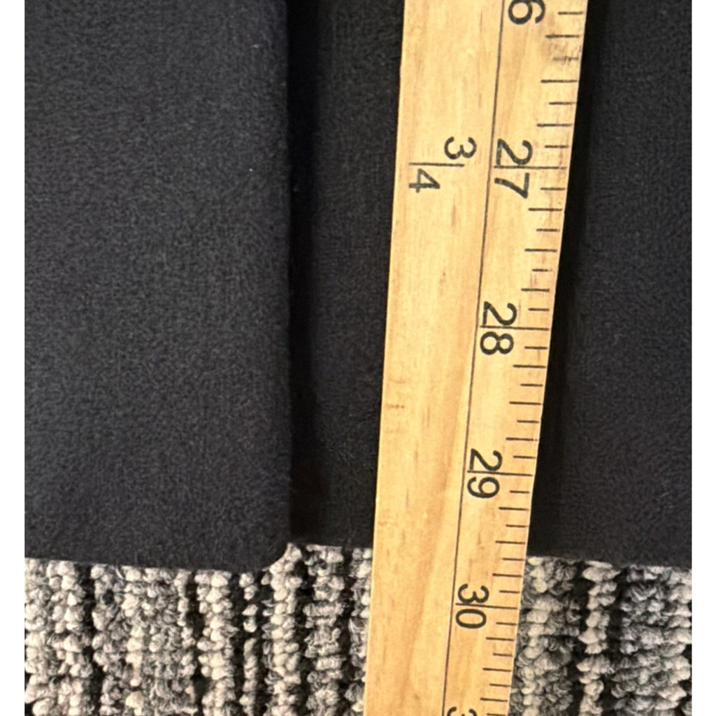 Larry Levine Black Double Breasted Blazer Wool Blend Jacket Sz 10 Vintage Crest