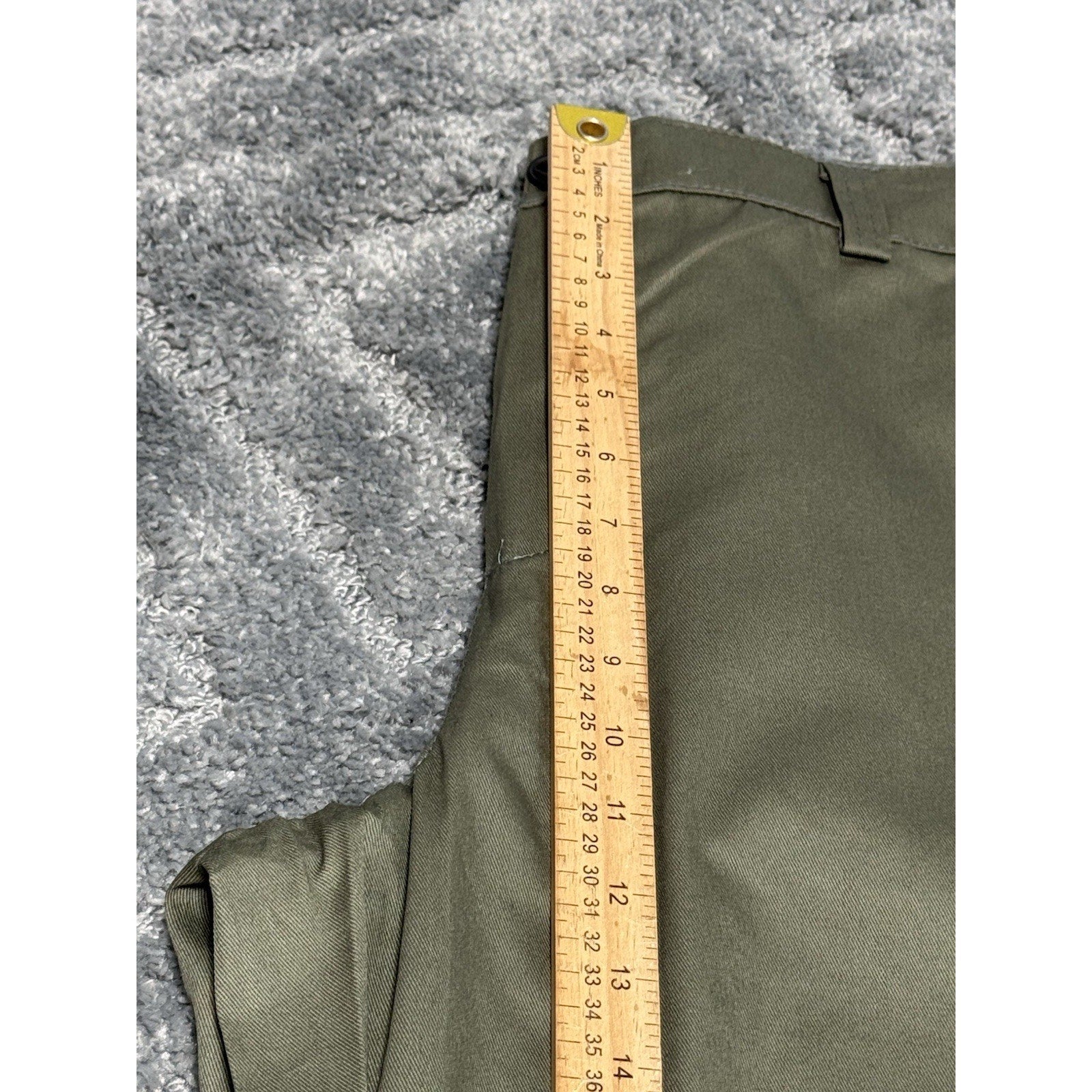 Unbranded Women’s 37X32 Lightweight Hiking Pants Khaki Green Cotton No Tag