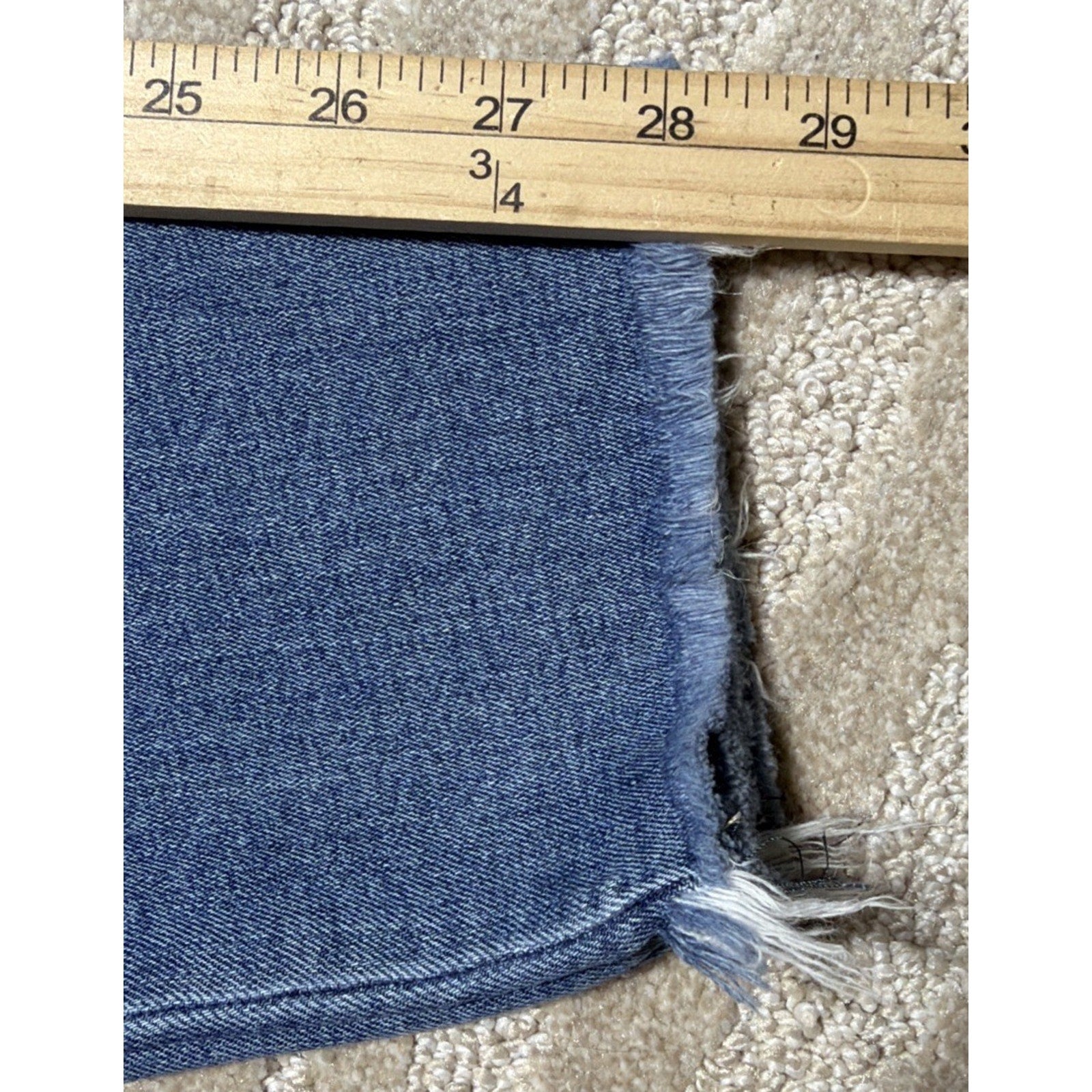 Lucky Brand Jeans Womens Lolita Skinny 8/29 Frayed Ankle Mid Rise Medium Wash