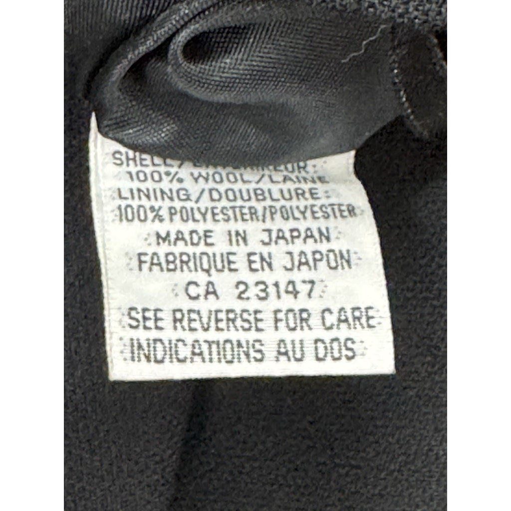 Vintage Talbots Petites Black Pencil Skirt Size 8 Petite Slit