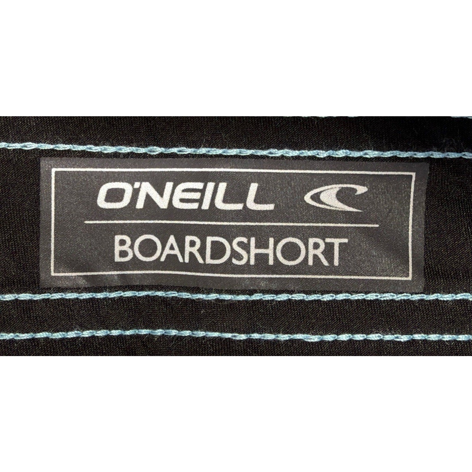 O'NEILL Stocked Men's Blue Boardshorts Standard Fit 20" Outseam Zip Pocket - 40