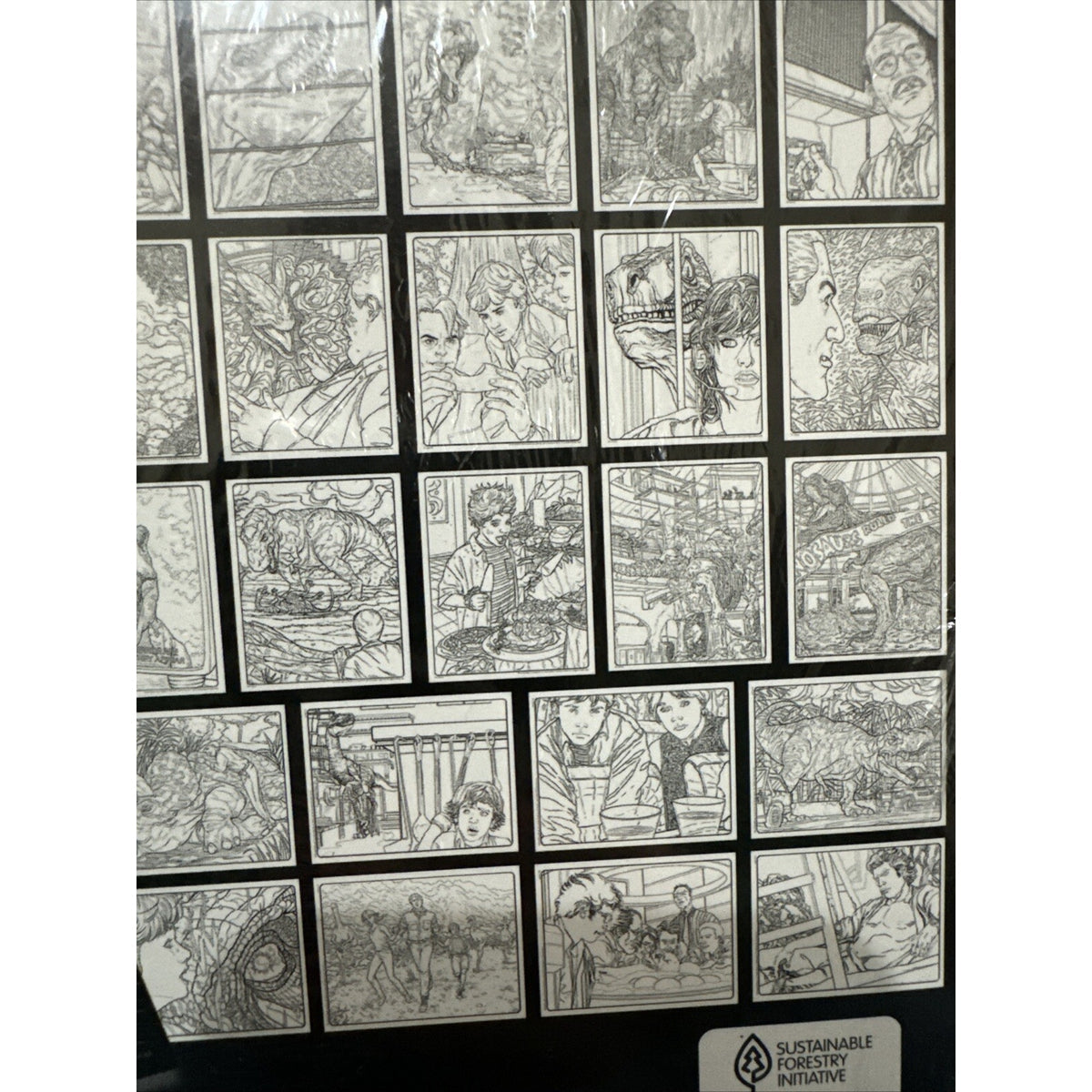 Jurassic Park 30th Anv: Crayola Art with Edge w/28 Coloring Pages & Poster