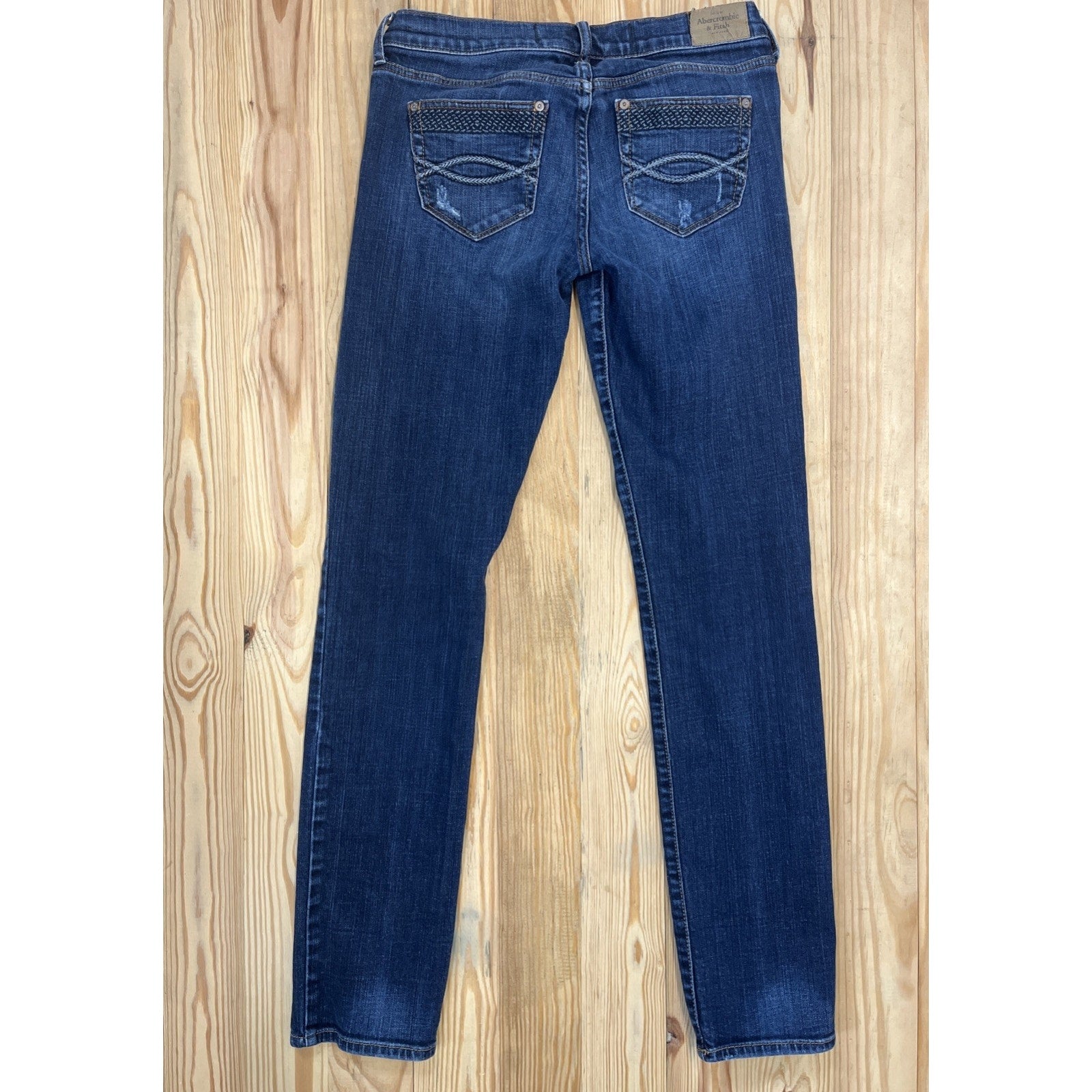 Abercrombie & Fitch Blue Distressed Perfect Stretch Jeans Women's 4 27/30