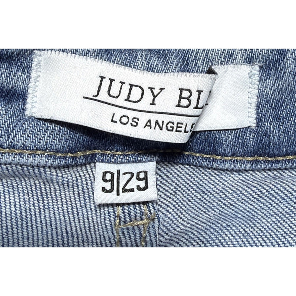 Judy Blue Jeans 9/29 High Waist Skinny Fit Stretch Blue Denim Stone Wash