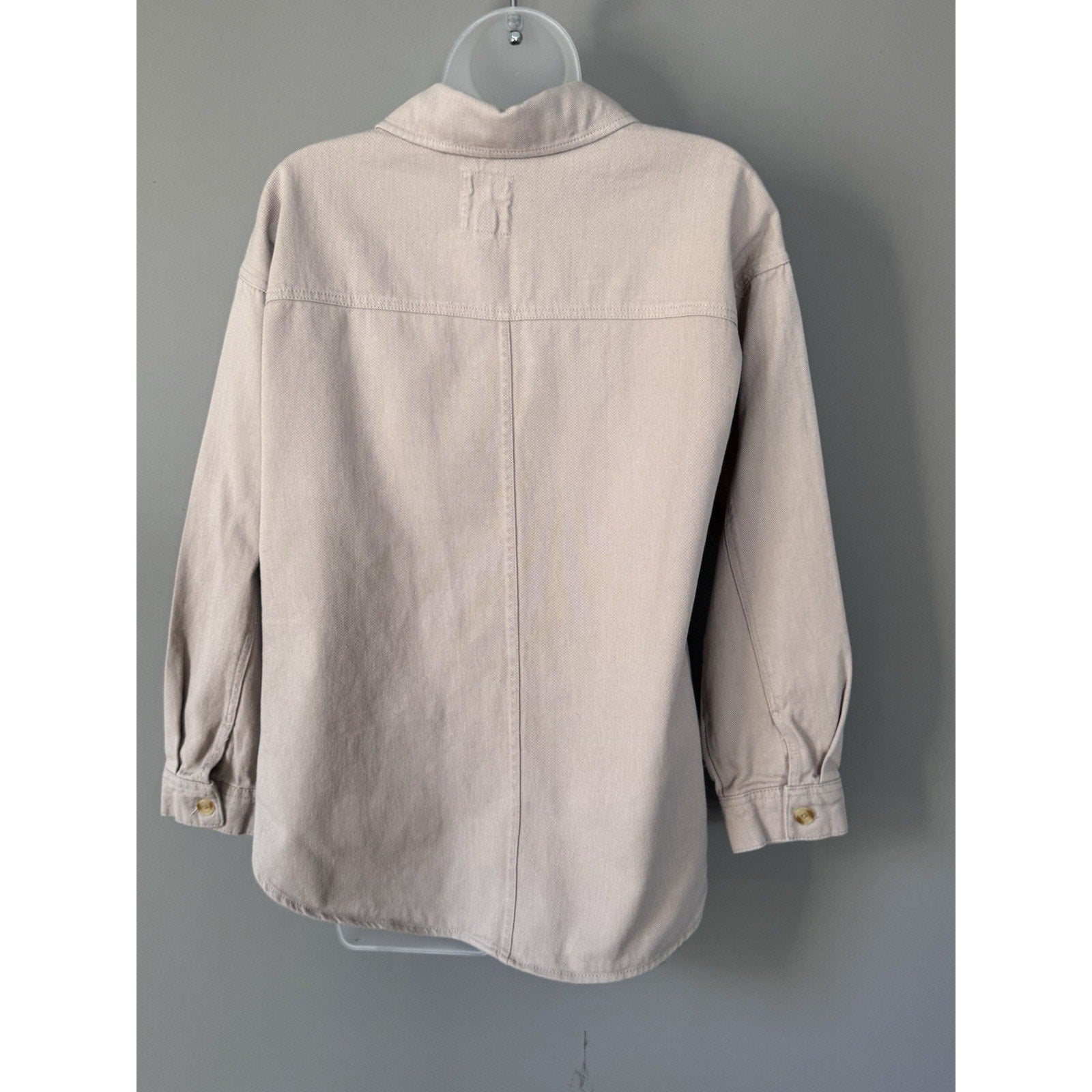 Thread & Supply Women’s Pink Cream Button Down Shirt – Size Small