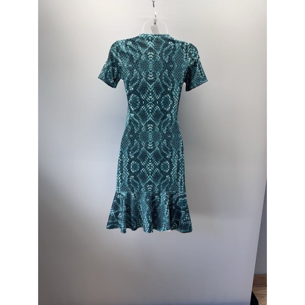 ALK Glamour Mermaid Animal Print Dress Women’s Small Petite