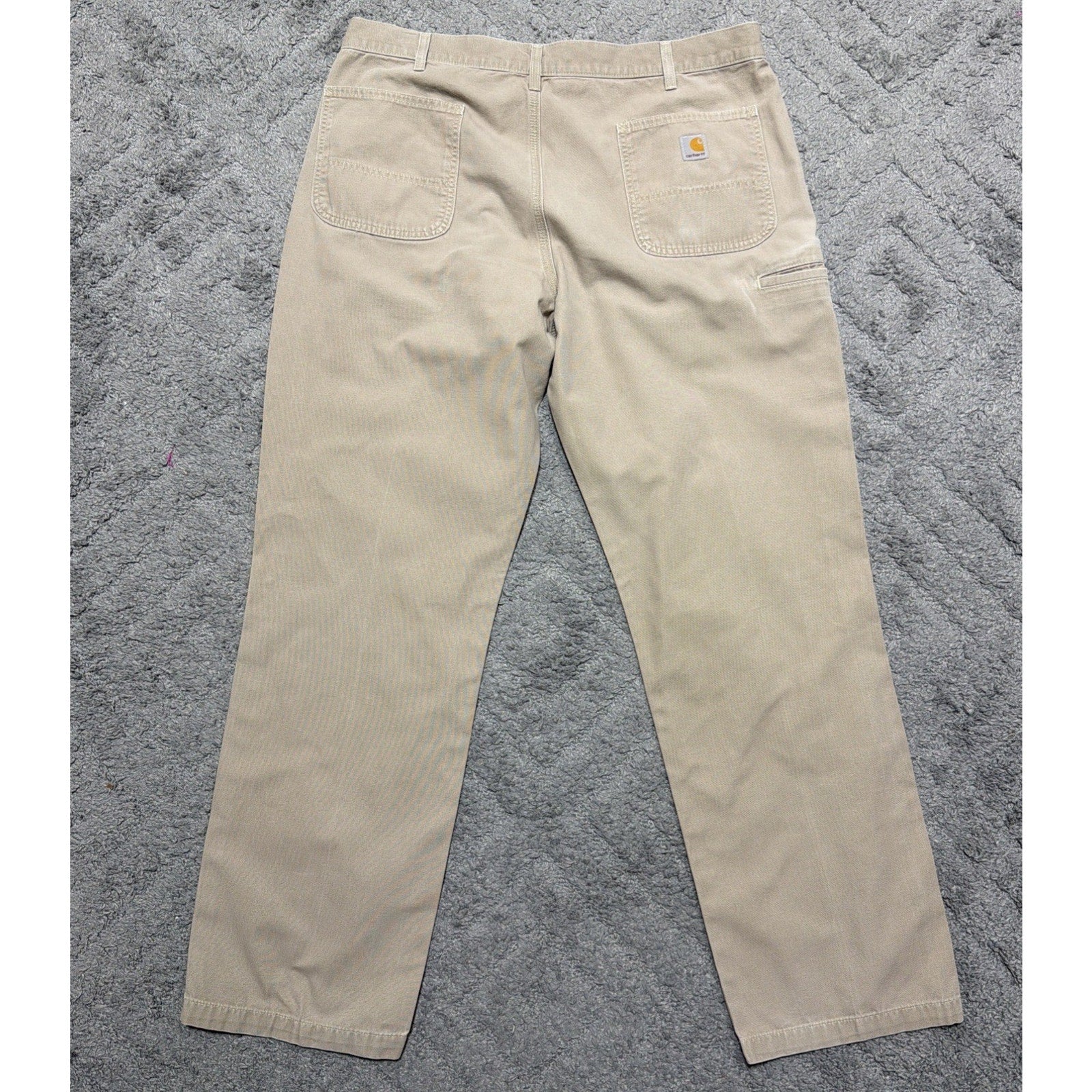 CARHARTT Men's B299 GKH Canvas Khaki Relaxed Fit Pants Work Tan 40x34