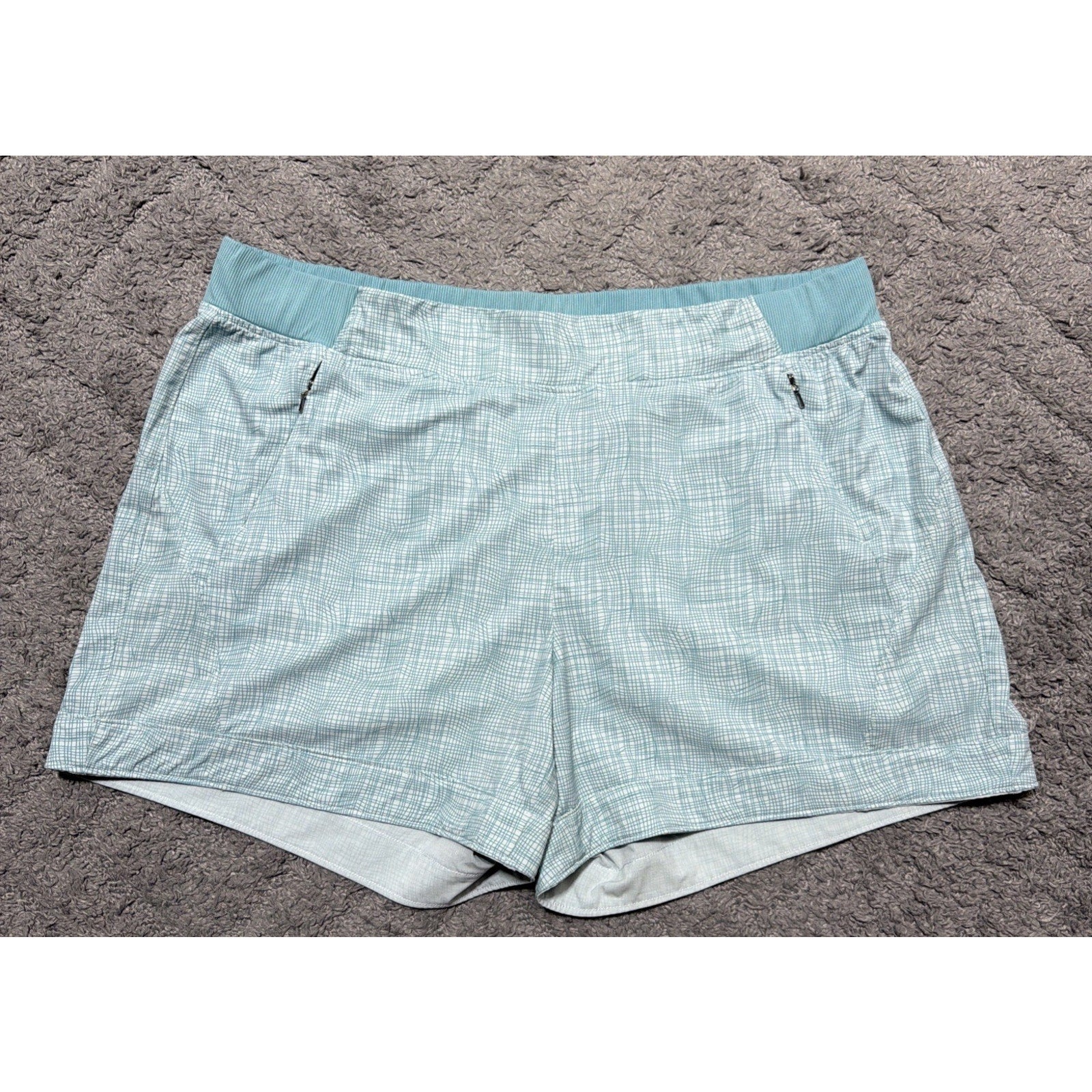 Calia by Carrie Underwood Womens Blue Athletic Shorts w/ Drawstring Size XL