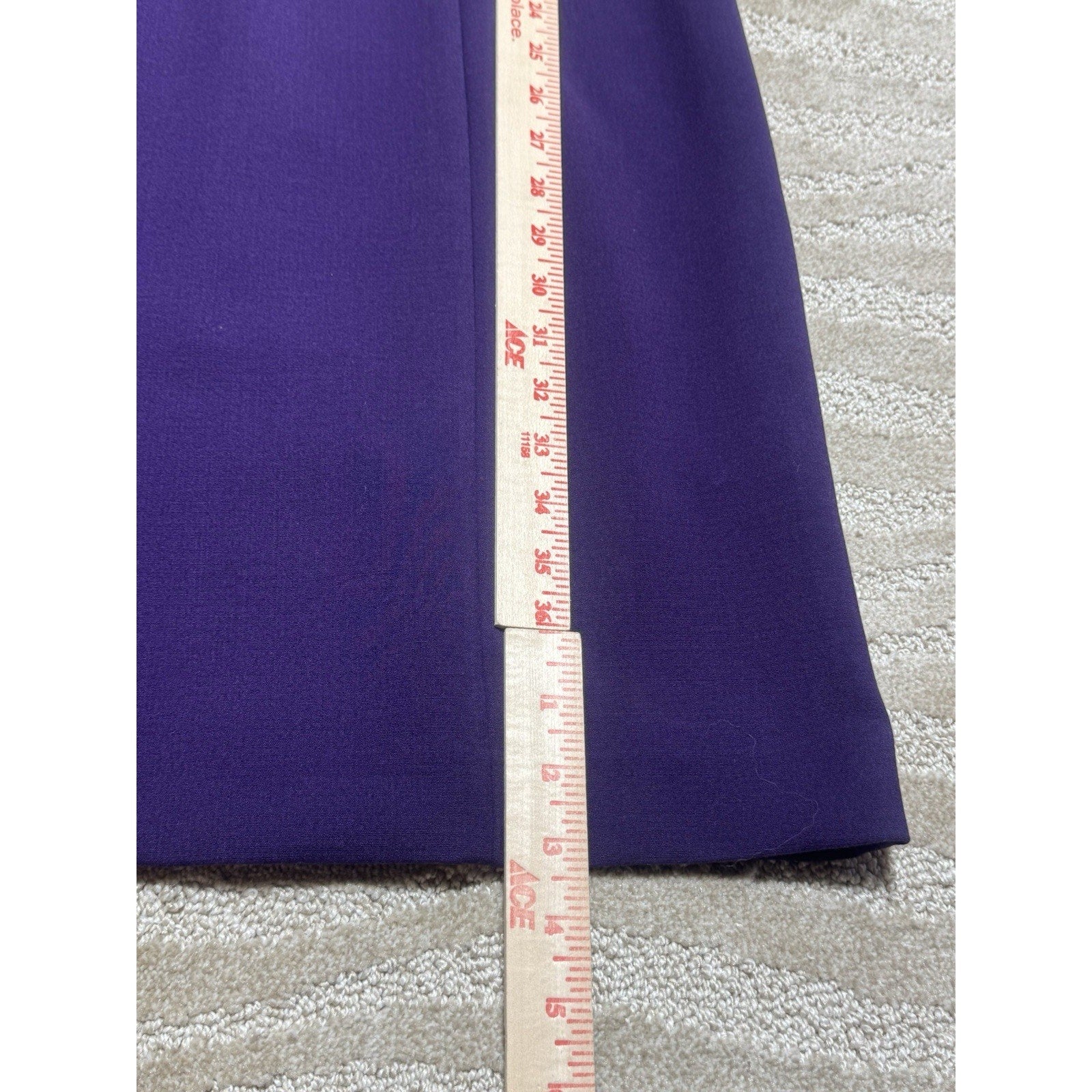 Tahari Arthur S. Levine Purple Sheath Dress Size 6 Embellished Neck Career NWT