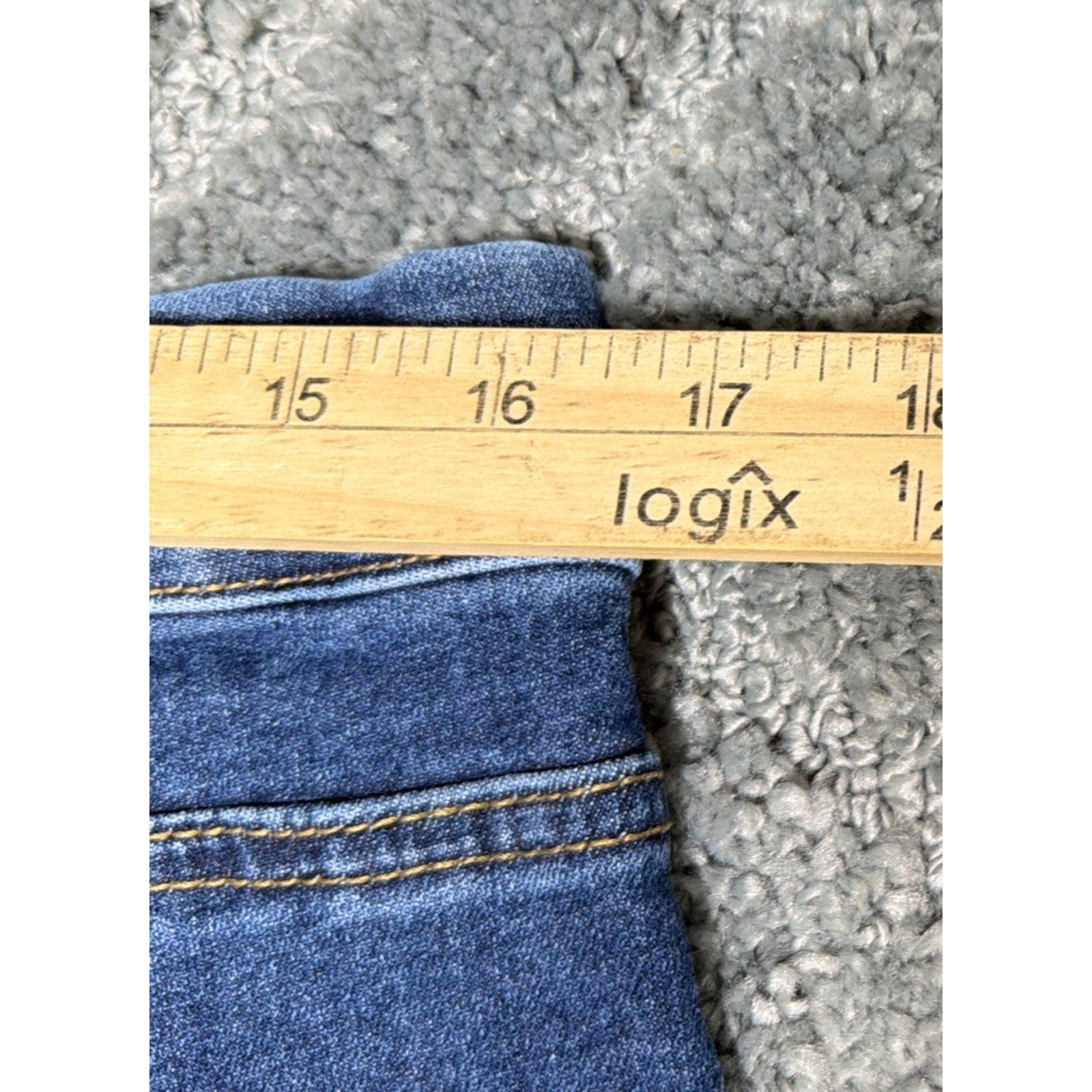 Wonderly Women’s 12 High-Rise Pull-On Super Skinny Jeans Stretch Blue