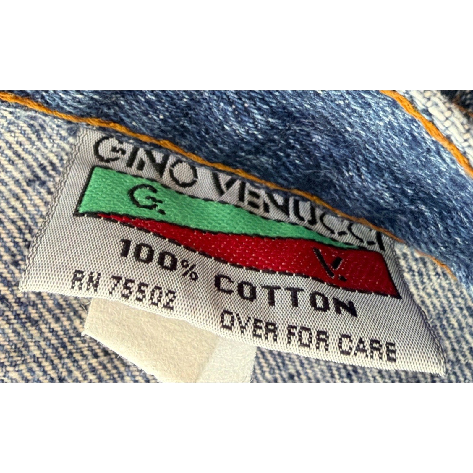 Vintage Gino Venucci Patchwork Bandanna Distressed Jeans Size 31 Rare!!