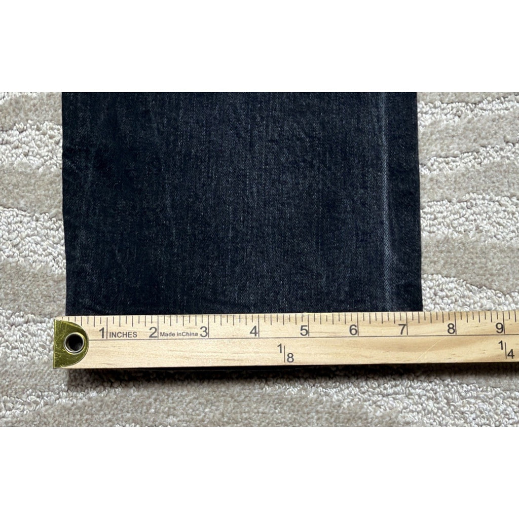 Men’s Levi’s 505 Straight Fit Black Denim Jeans 32x32
