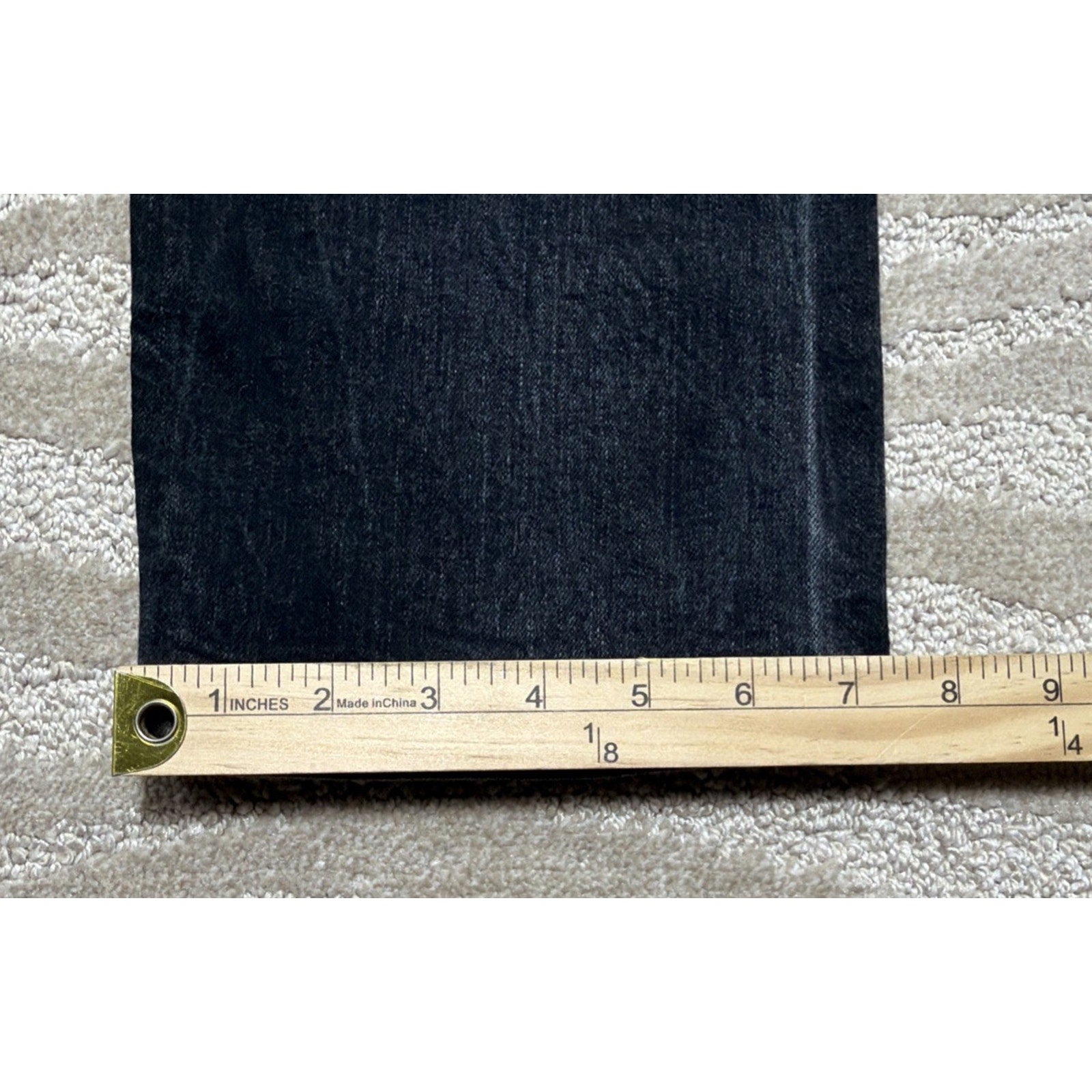 Men’s Levi’s 505 Straight Fit Black Denim Jeans 32x32