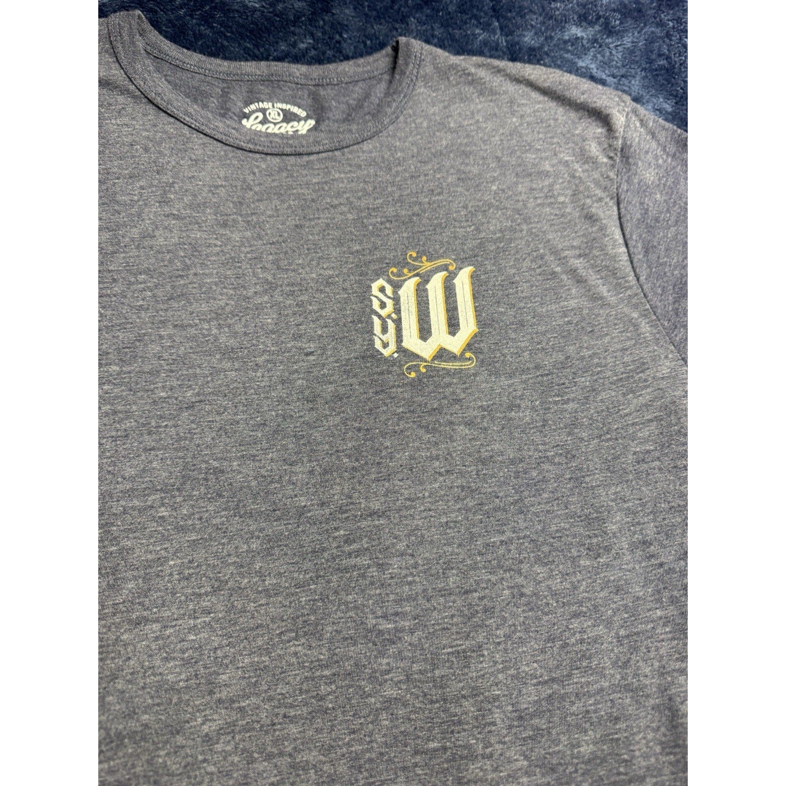 Legacy Brand Navy Blue Short Sleeve S.Y. Wilson & Co. Men’s T Vintage Inspired